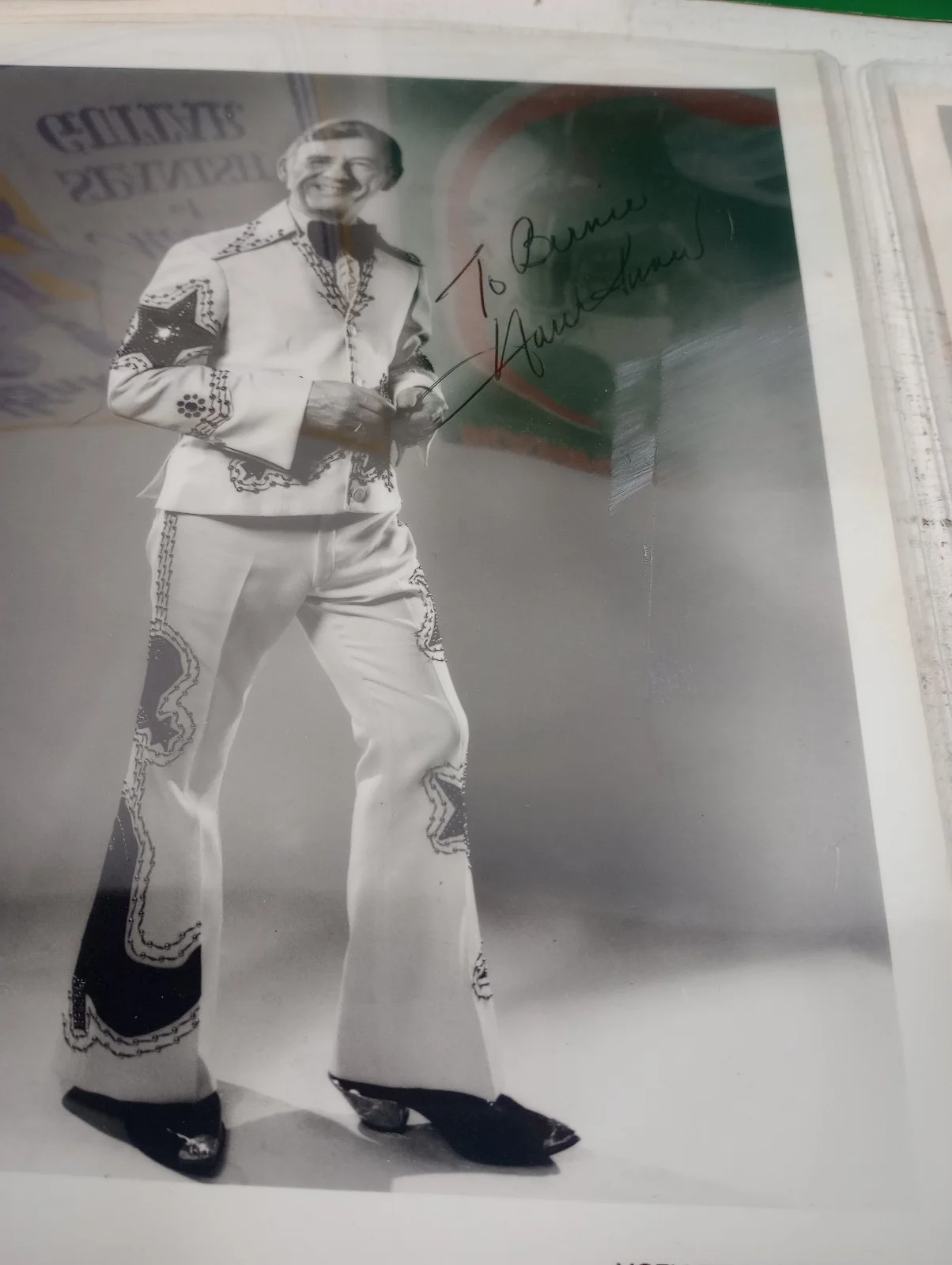 Hank Snow Autographed Lot Vintage Country Western Music + Lee Moore, изображение 3