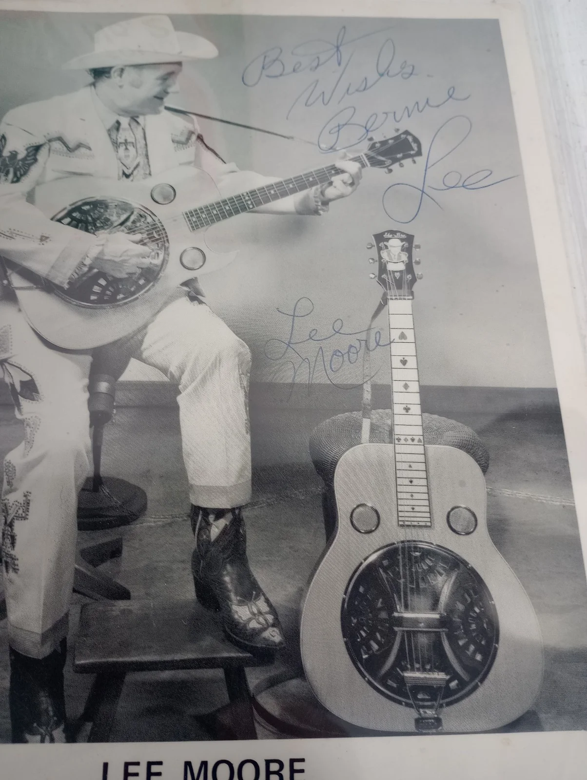 Hank Snow Autographed Lot Vintage Country Western Music + Lee Moore, изображение 4