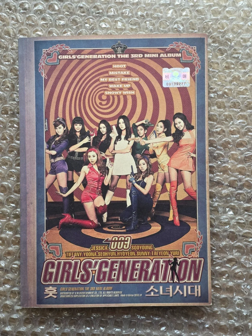 SNSD Girls' Generation Hoot Promo Sticker Album Autographed Hand Signed, изображение 5