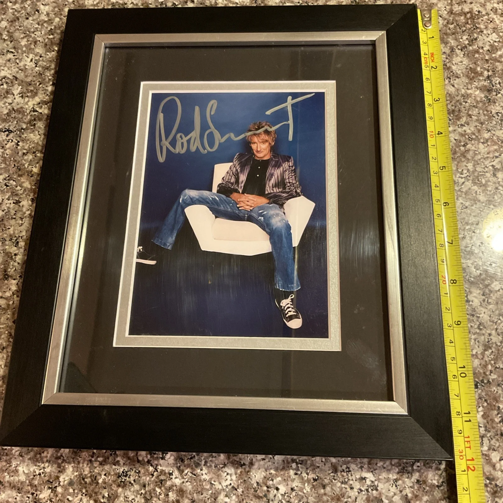 ROD STEWART Signed Autographed 8x10 Photo W/ Coa, image 3