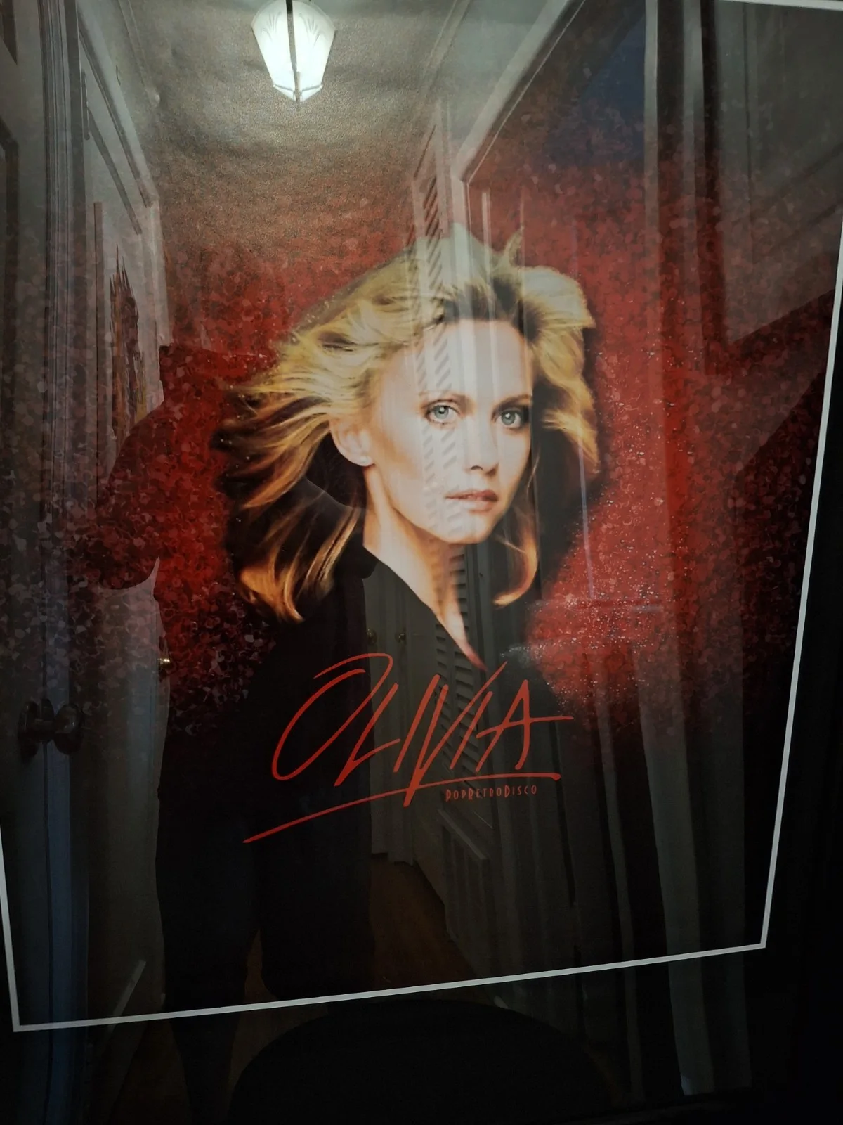 Olivia's close up 47 / 42 framed & ready to hang Rock star and songwriter, изображение 2