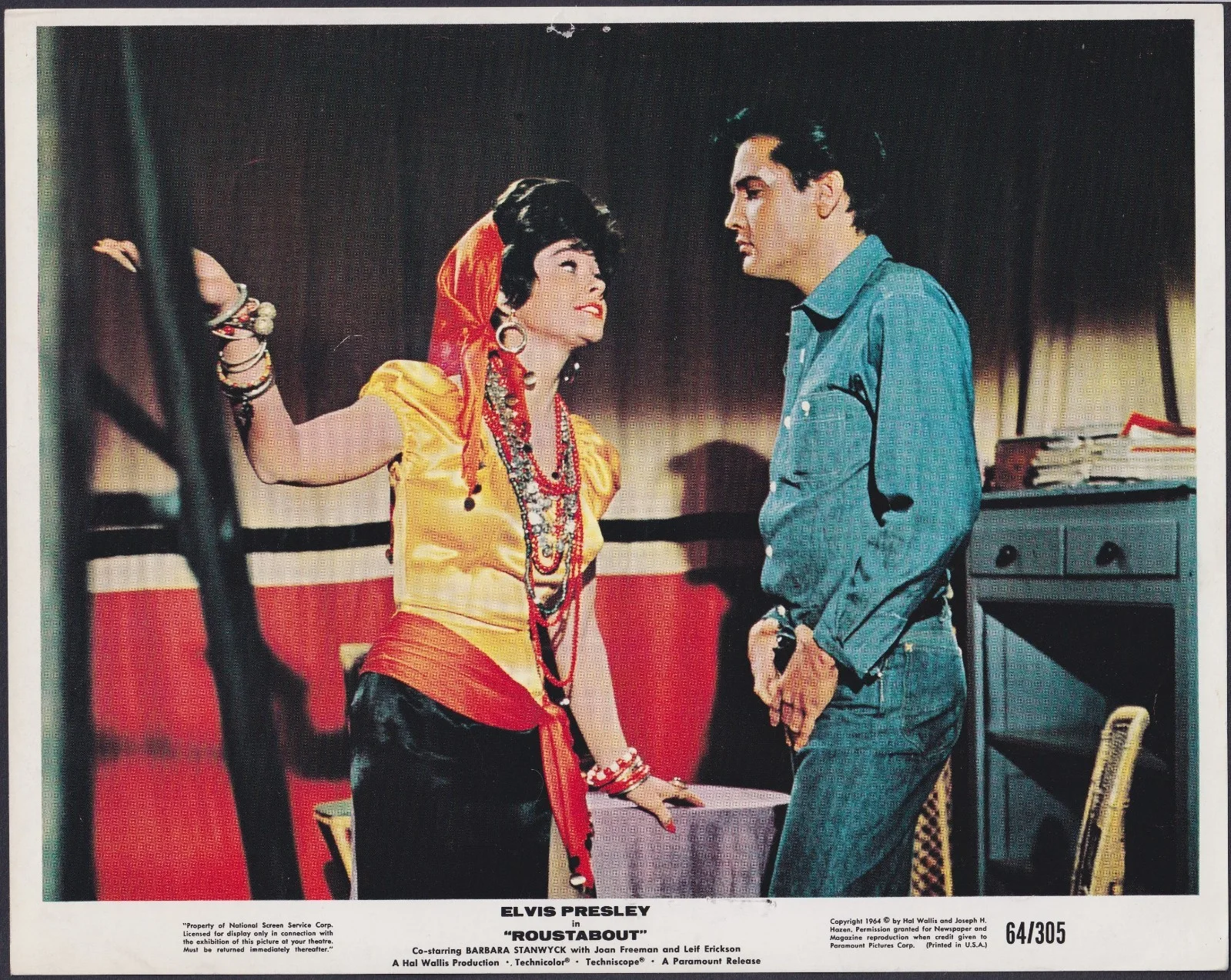 Roustabout 3 ORIGINAL UK FOH Lobby Cards + 2 Press Stills ELVIS Presley 1964, изображение 3