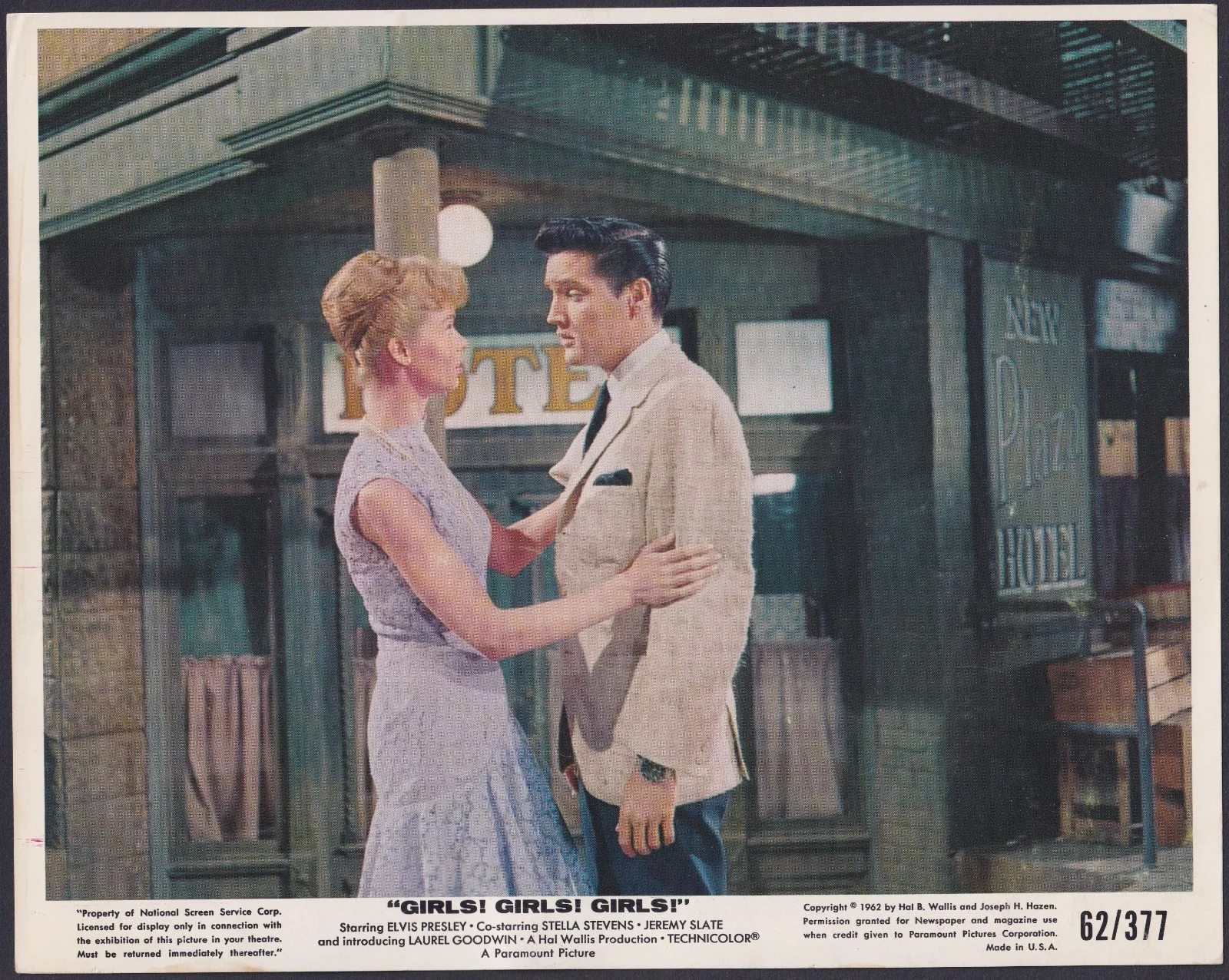 Girls! Girls! Girls! 2x ORIGINAL UK FOH Lobby Cards + 5 Press Stills ELVIS 1962, изображение 2