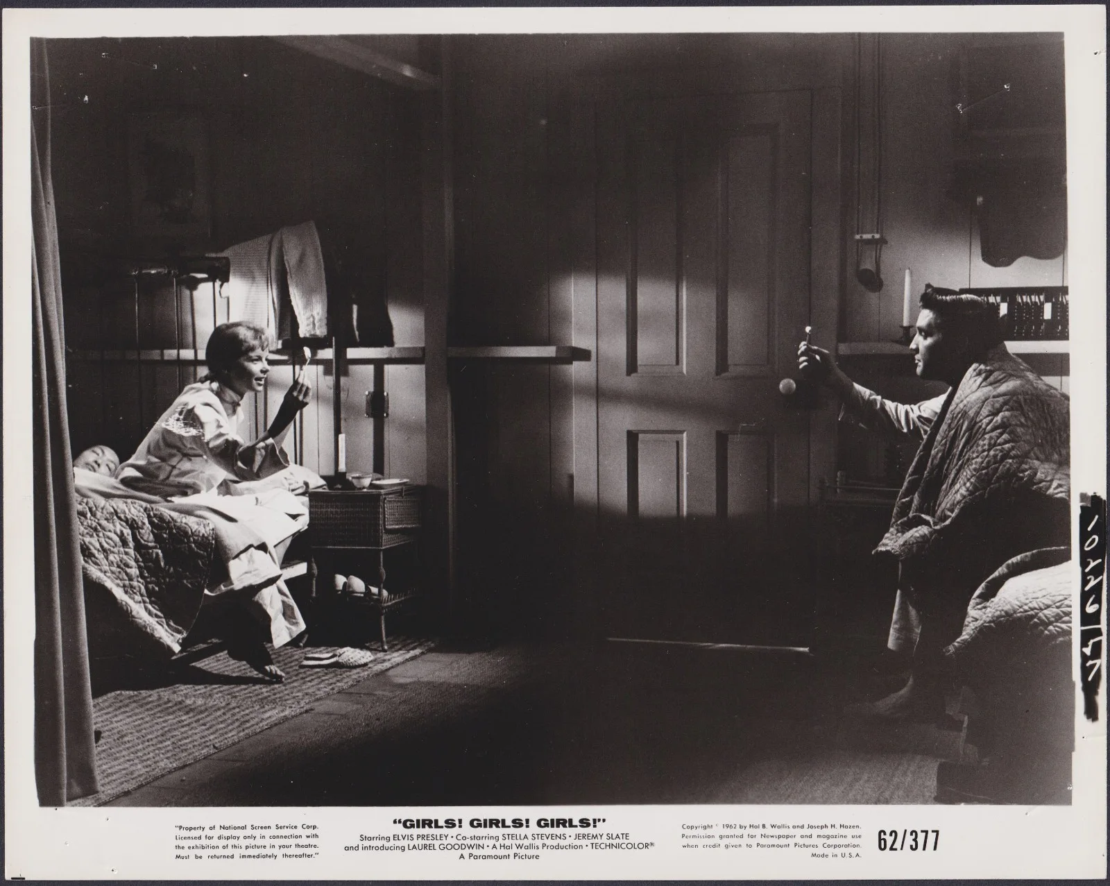 Girls! Girls! Girls! 2x ORIGINAL UK FOH Lobby Cards + 5 Press Stills ELVIS 1962, изображение 5