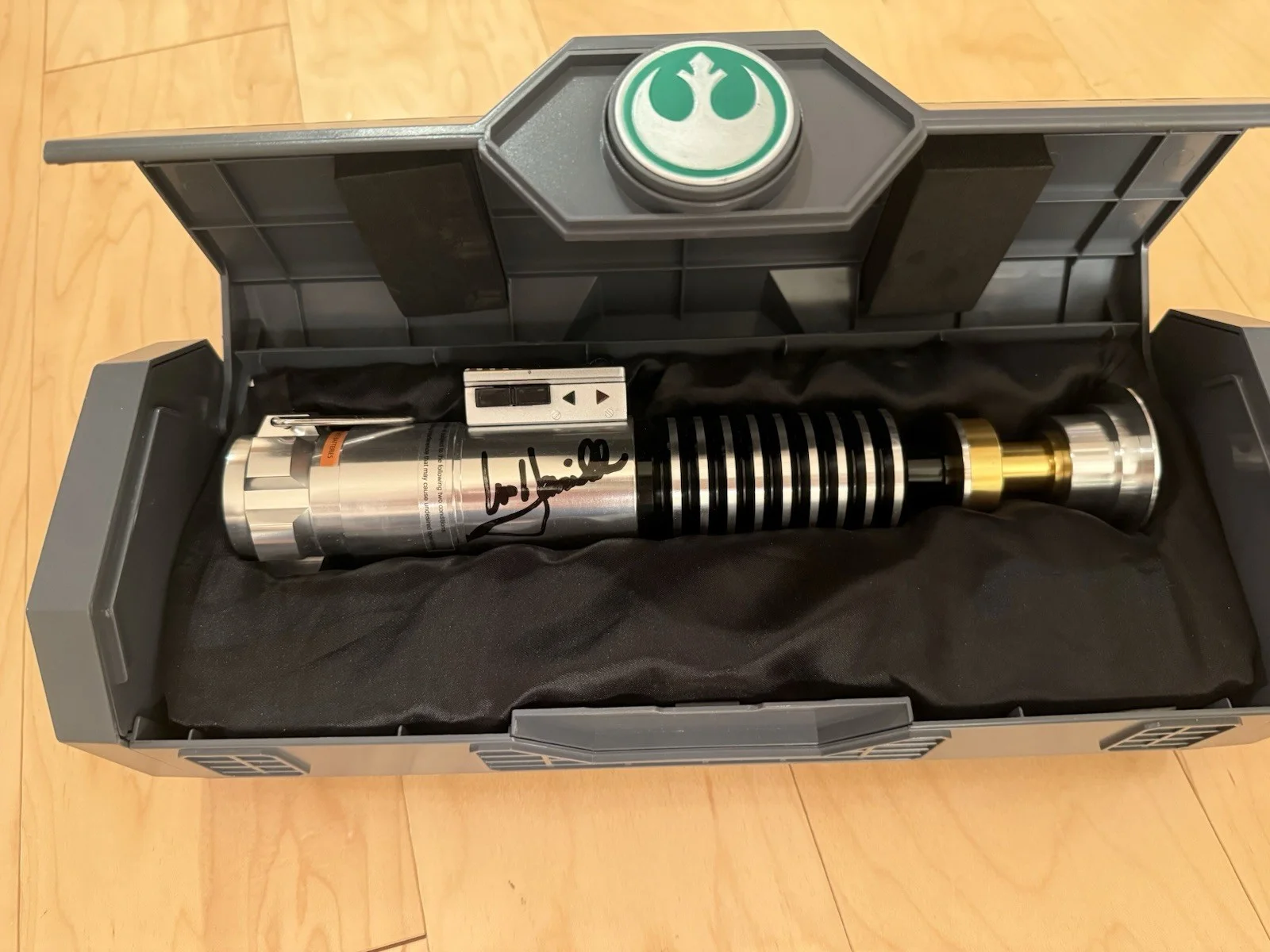 MARK HAMILL & Hayden Christian Signed Light Saber STAR WARS JSA, image 2