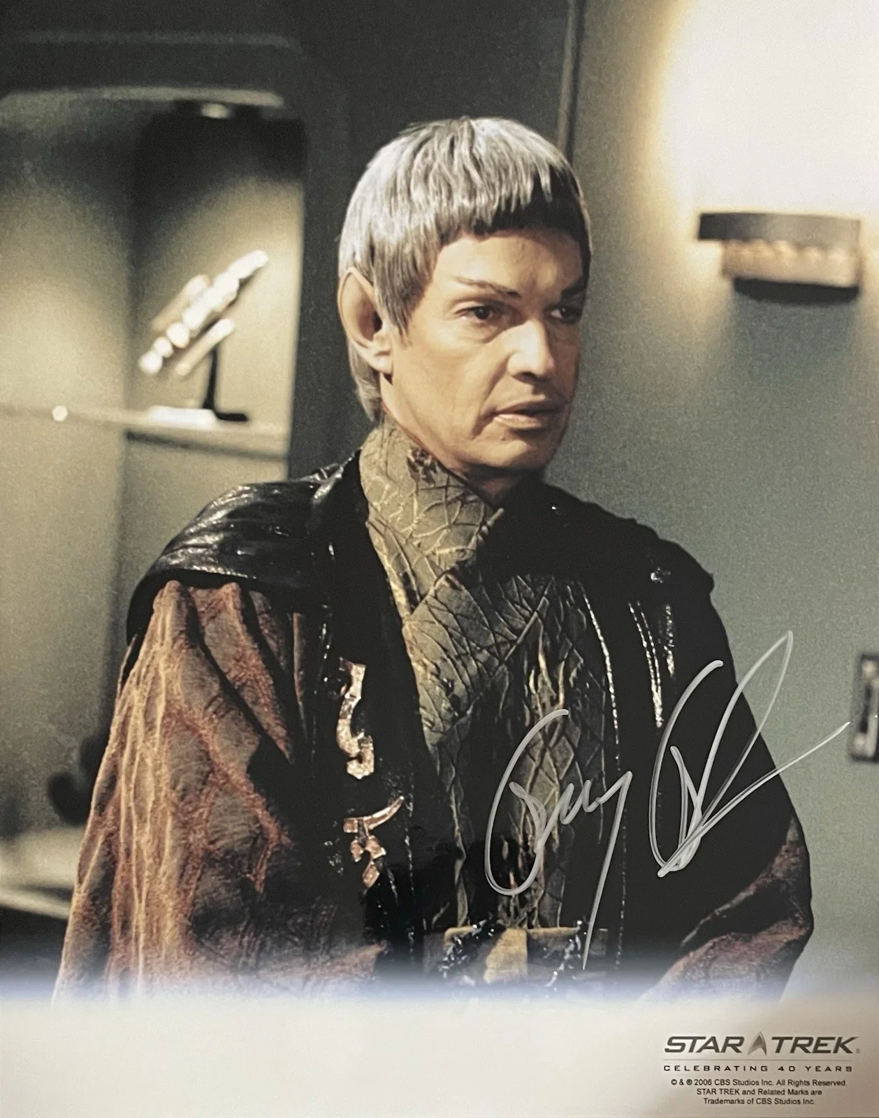 Gary Graham — Gary Graham signed 8x10. Photo Of Soval From Star Trek: Enterprise. CE COA 1/24