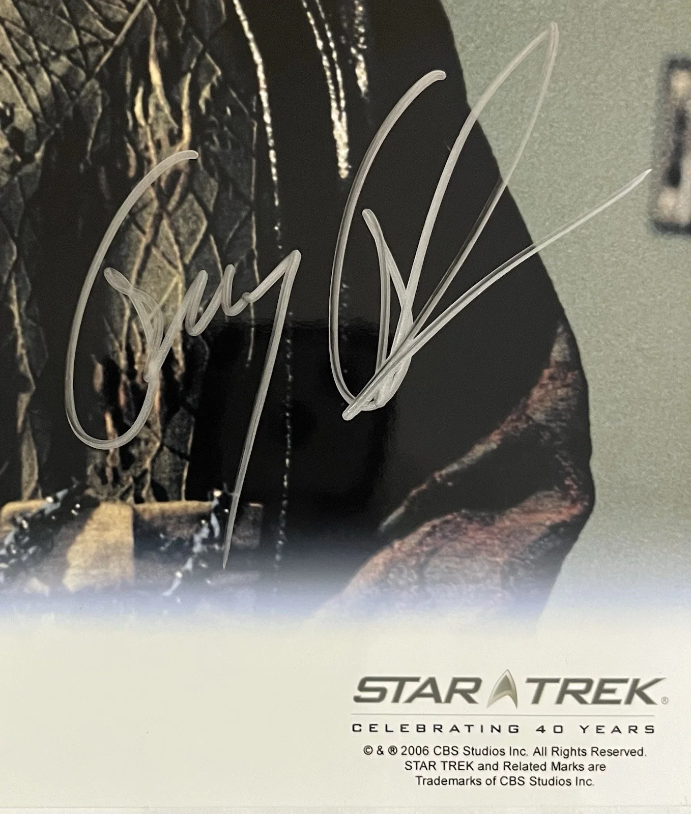 Gary Graham — Gary Graham signed 8x10. Photo Of Soval From Star Trek: Enterprise. CE COA 1/24, image 2