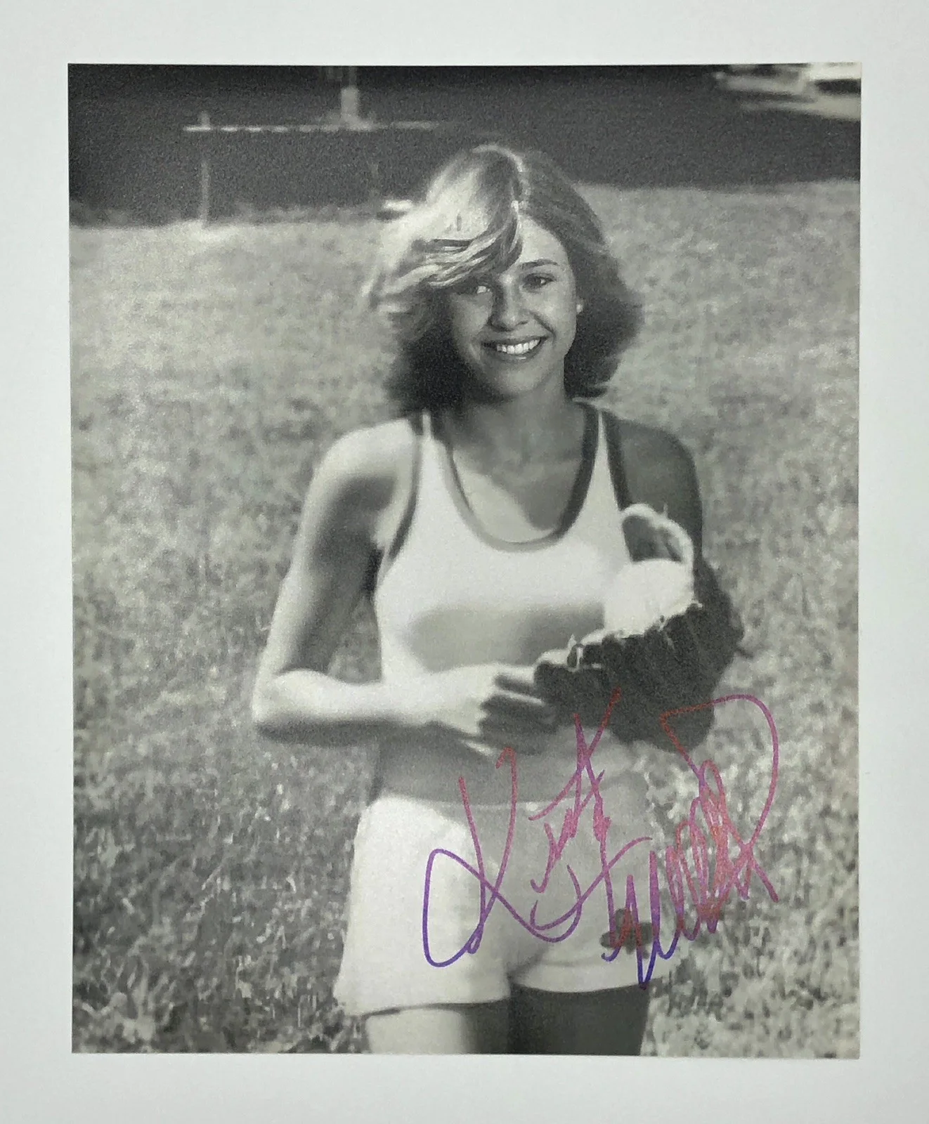 Kristy McNichol — Kristy McNichol Signed 8x10 Photo Autographed Vintage Style Baseball COA