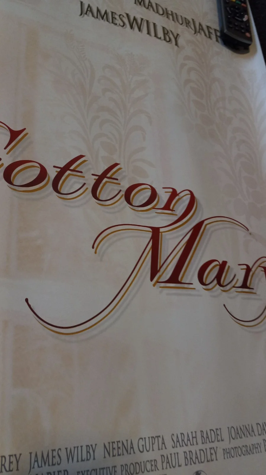 Cotton Mary UK Quad Cinema Poster 1999, изображение 4