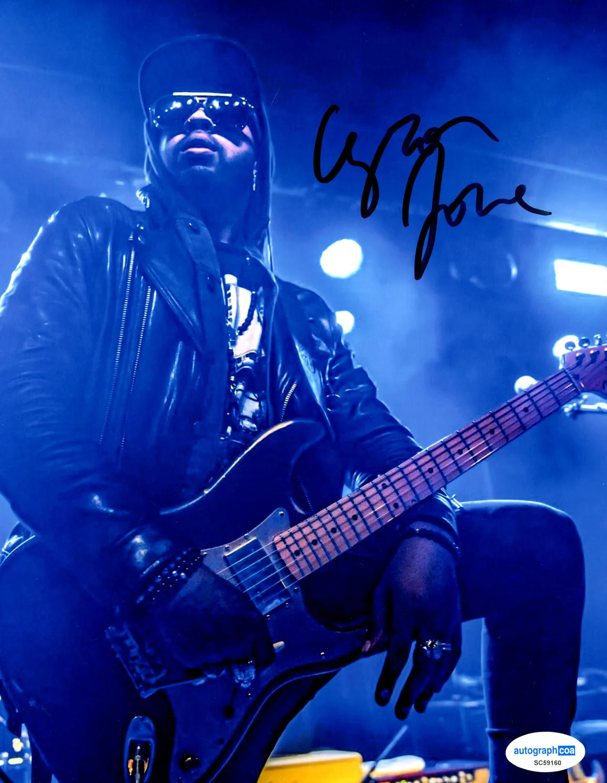 Ayron Jones Guitarist Signed Autographed CHRONICLES OF THE KID 8x10 Photo ACOA C, изображение 2