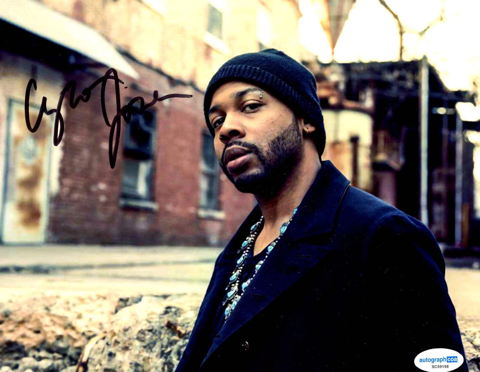 Ayron Jones Guitarist Signed Autographed CHRONICLES OF THE KID 8x10 Photo ACOA A, изображение 2