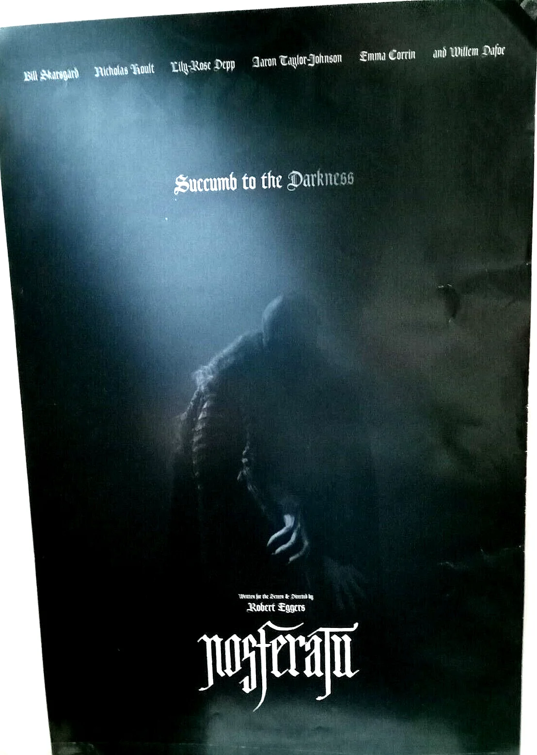 Robert Eggers, William Dafoe — ROBERT EGGERS, WILLEM DAFOE SIGNED NOSFERATU 11x17 ORIGINAL MOVIE POSTER - PROOF, image 4