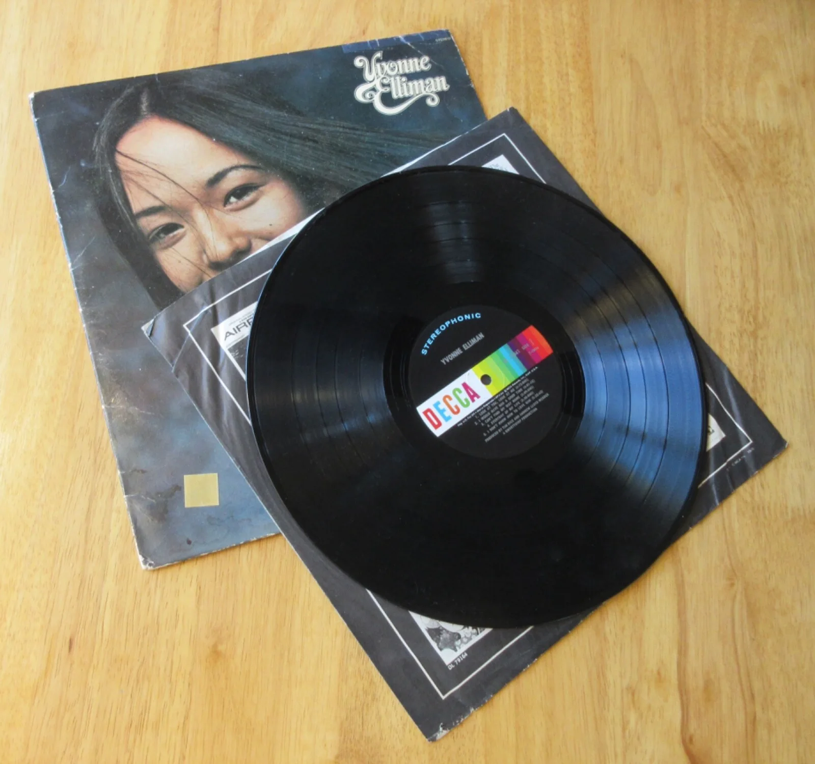Autographed/Signed YVONNE ELLIMAN LP (1972) **See Pix!**, image 4