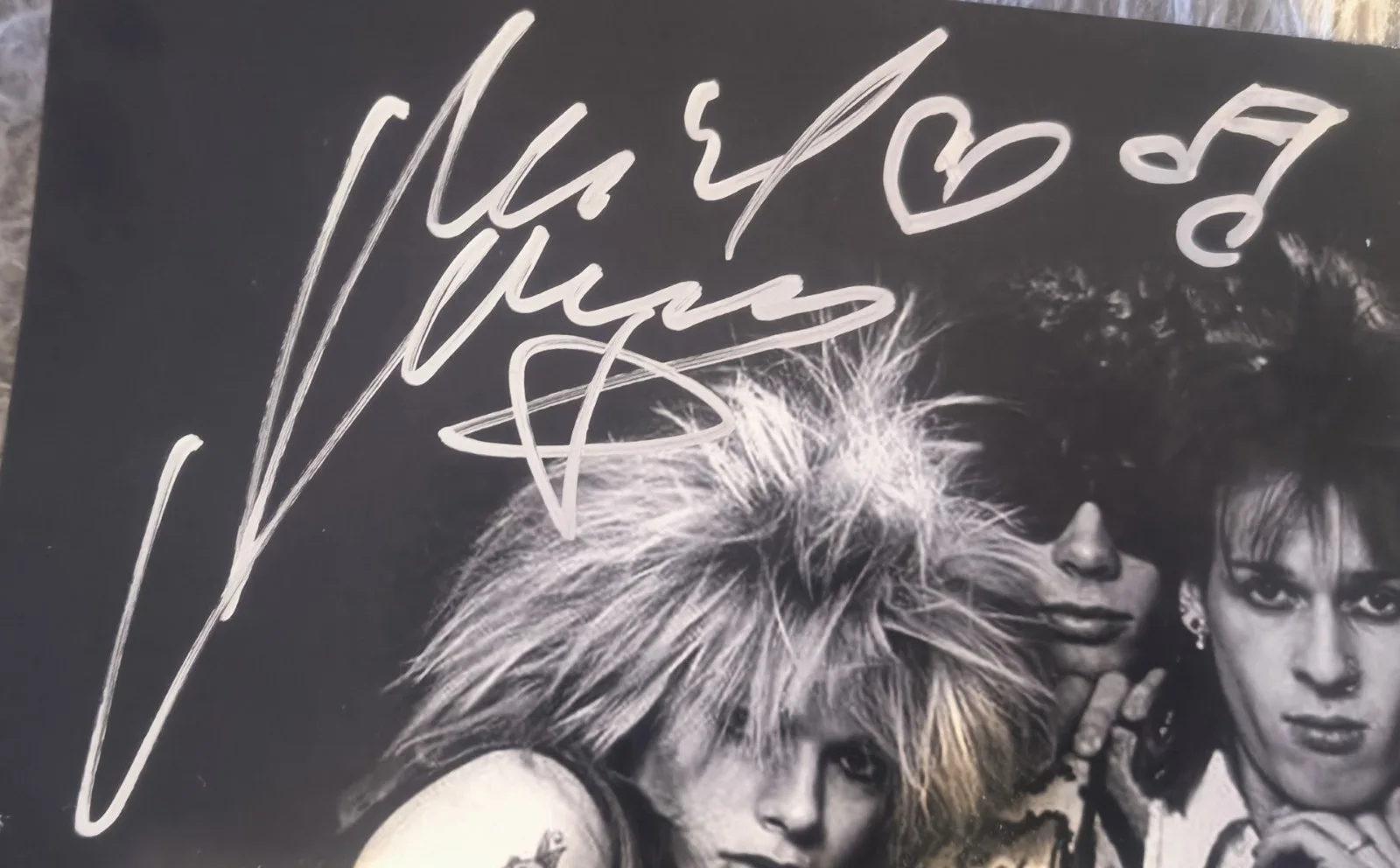 Hanoi Rocks,hand signed photograph by original line-up,Andy Mc Coy,Nasty Suicide, изображение 4