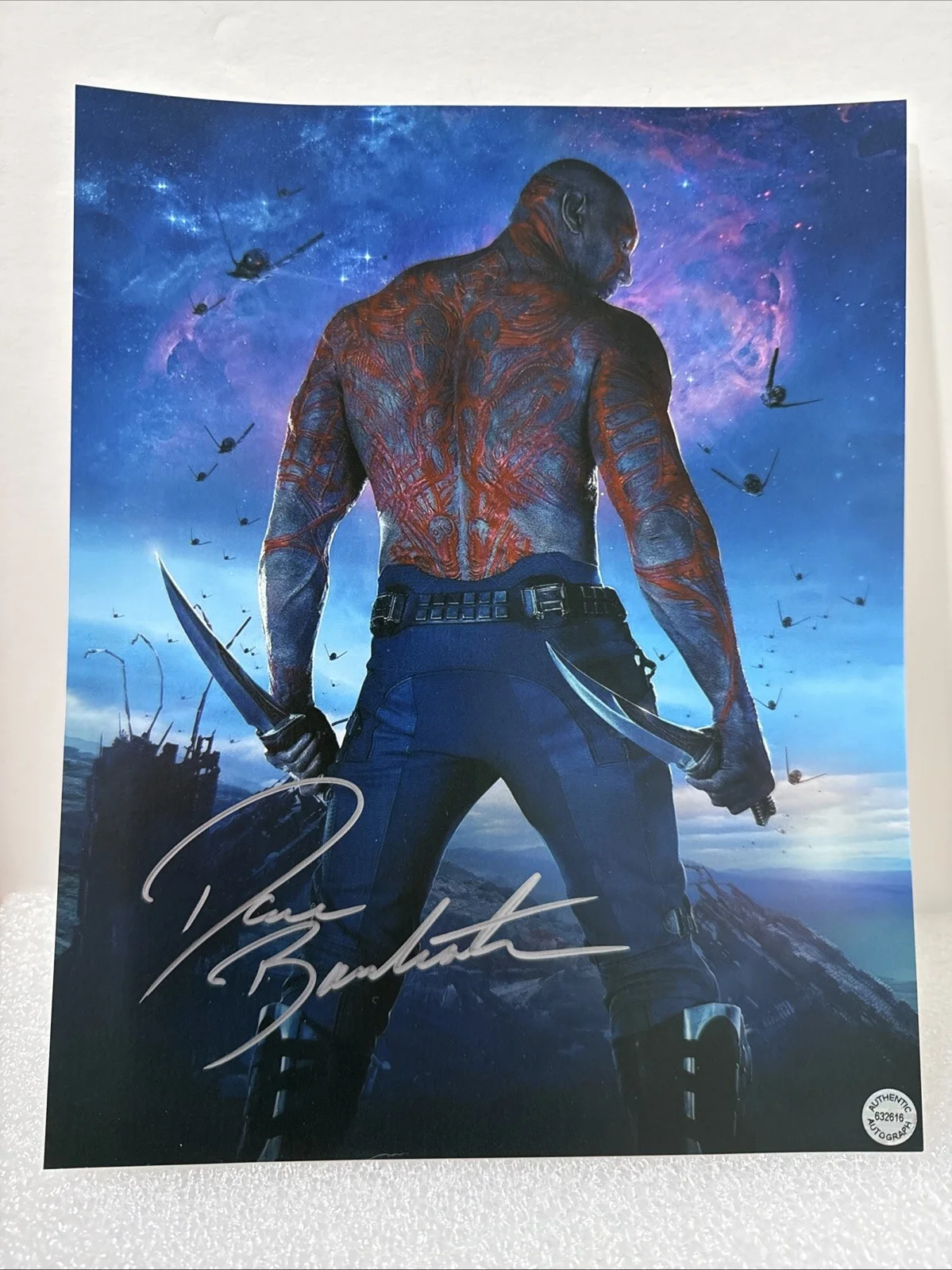 Dave Bautista — Dave Bautista (Guardians Of Galaxy) Signed Autographed 8x10 photo AUTO with COA