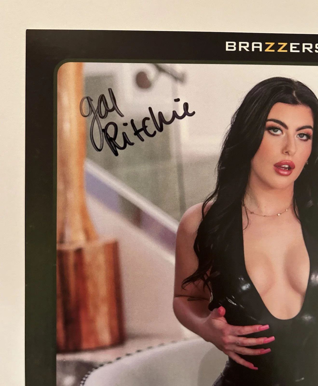 Gal Ritchie Adult Star 2026 Signed 8x10 Brazzers Promo Photo Autograph AVN, изображение 2