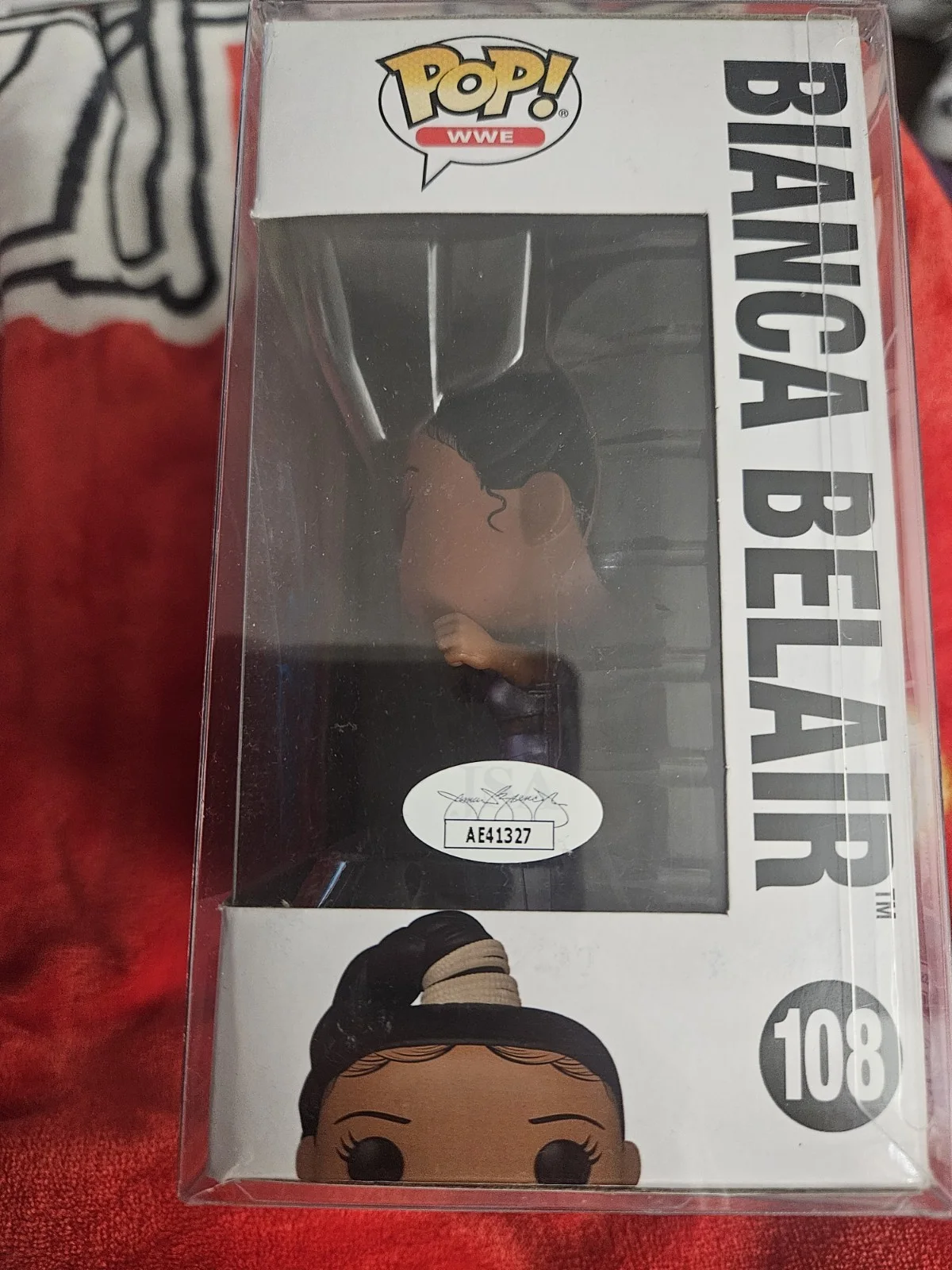 Bianca Belair — WWE Bianca Belair Autographed Funko, JSA AE41327, image 2
