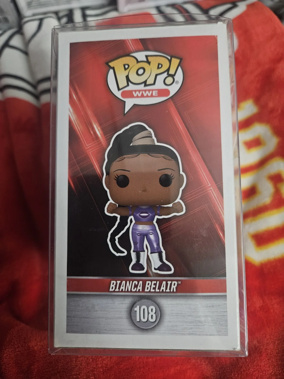 Bianca Belair — WWE Bianca Belair Autographed Funko, JSA AE41327, image 4