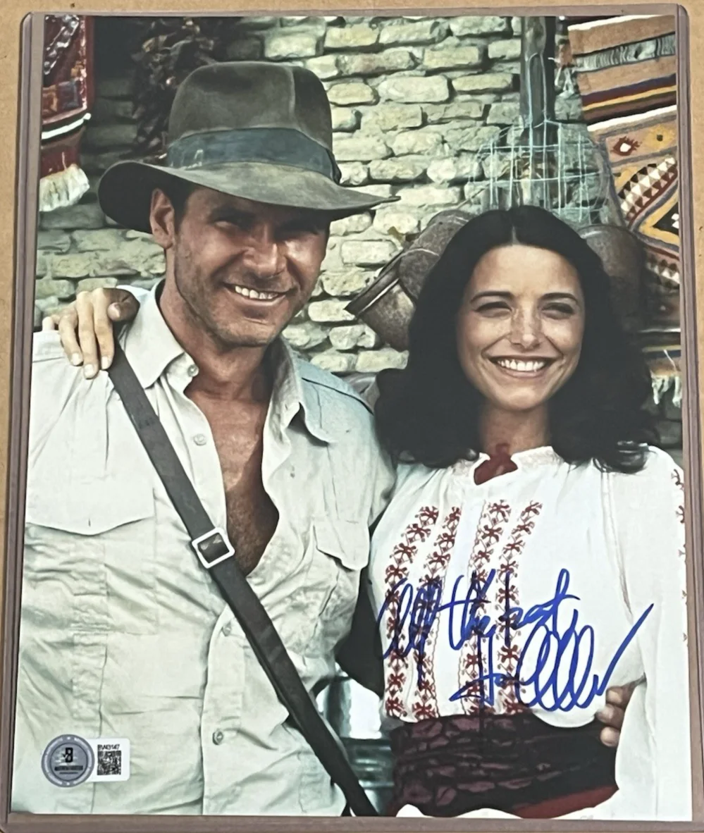 Karen Allen — Raiders of the Lost Ark Karen Allen as Marion Signed 8x10 Photo (Beckett)