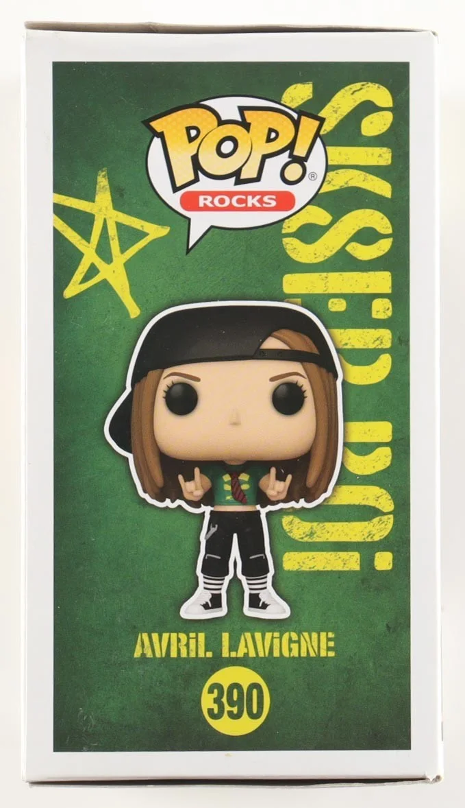 Avril Lavigne Signed "Avril" #390 Funko Pop! Vinyl Figure (ACOA), изображение 2