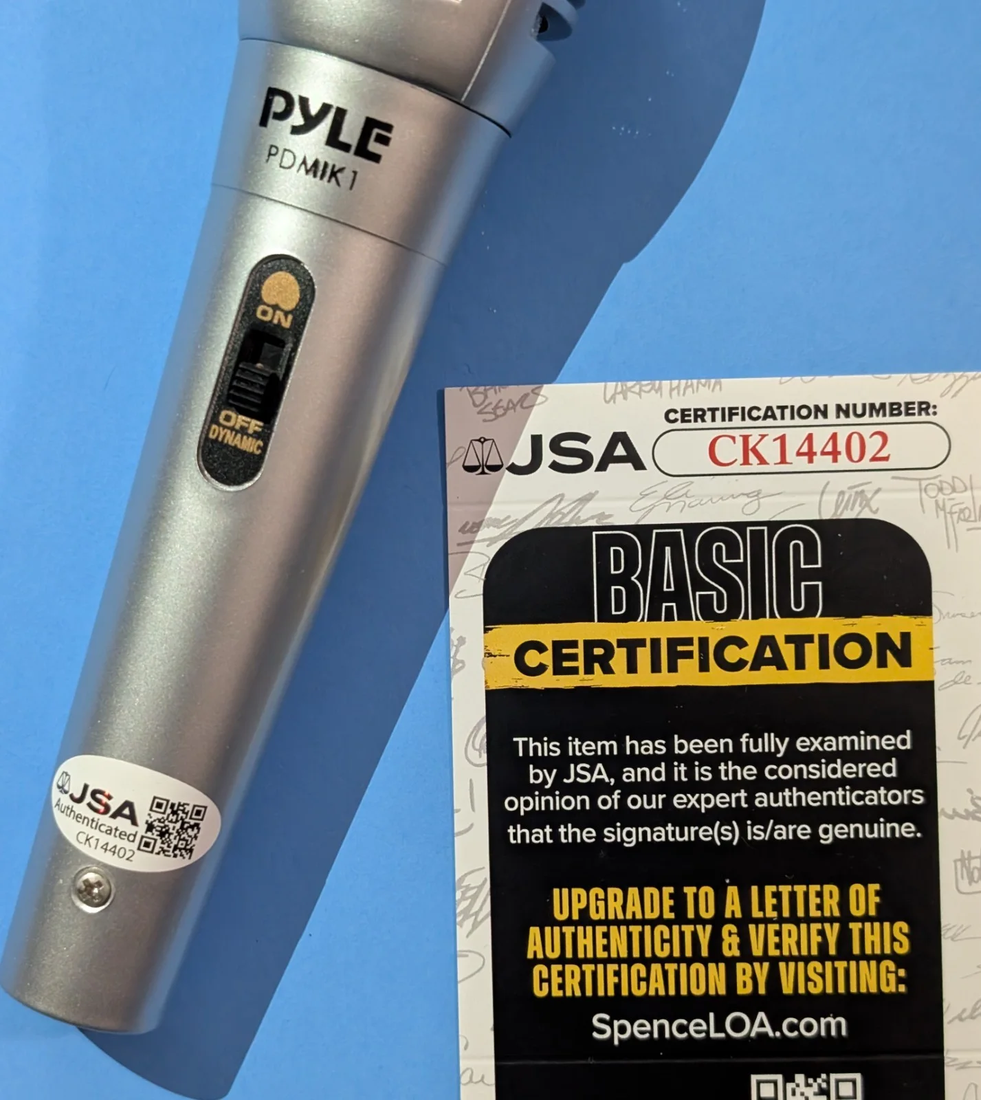 Ronnie Dunn Signed Microphone Brooks And Dunn Country Autograph JSA, изображение 3