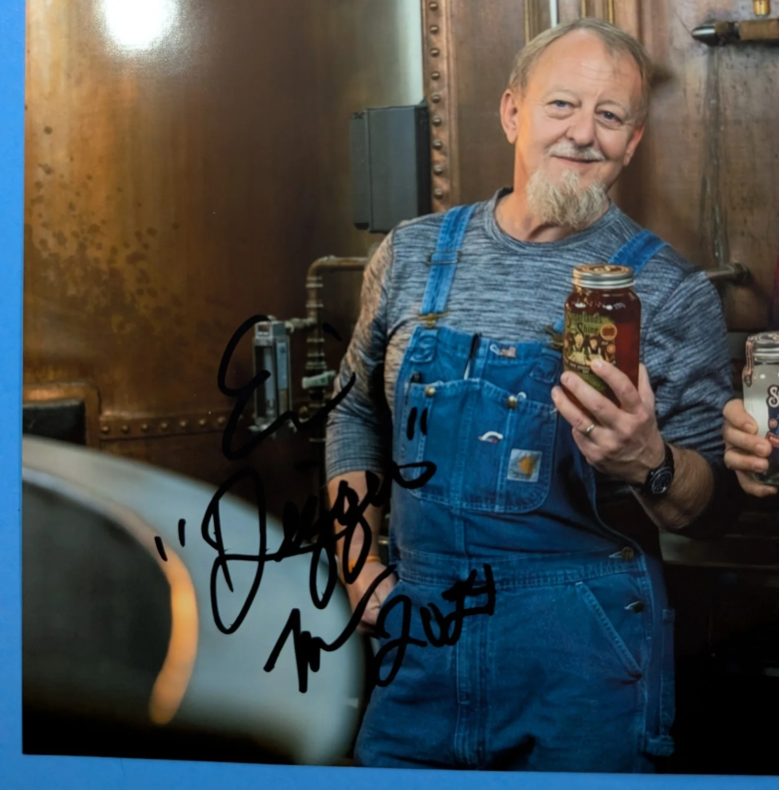 Mark Ramsey, Eric Digger Mane — The Moonshiners, Mark Ramsey And Eric "Digger" Manes Photo Signed 8x10 Distiller, изображение 2