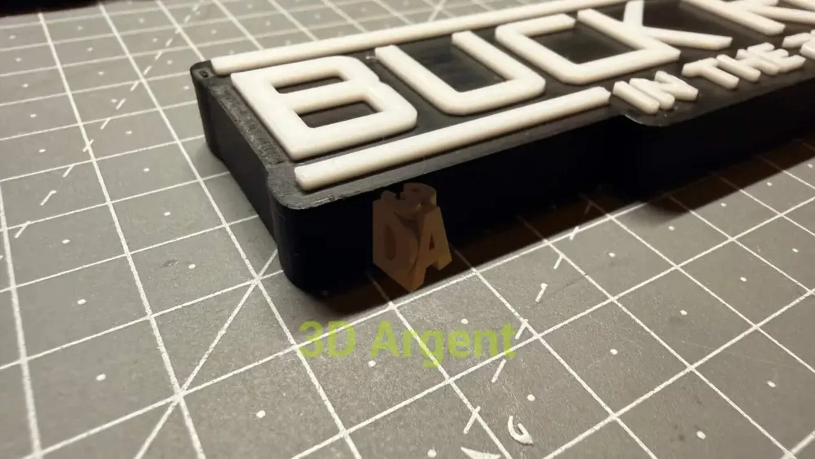 Buck Rogers Logo Sign Stand, 3D Printed Multi Colour Sci-Fi Display Decor, image 2