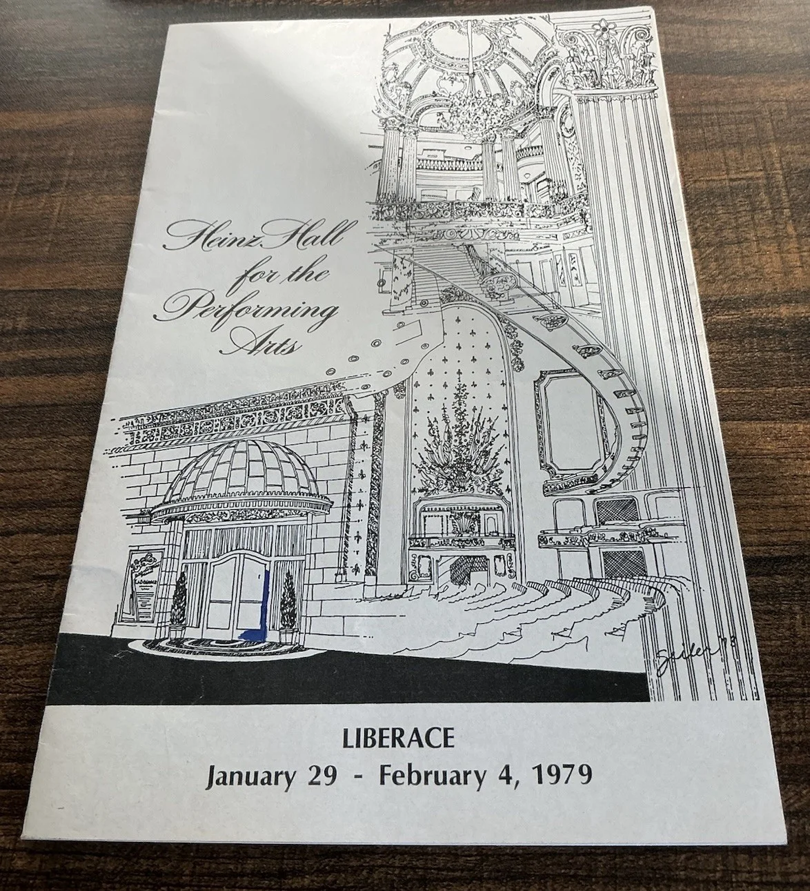 Liberace — 1979 Heinz Hall Pittsburgh Musical Program, Handsigned By Liberace On Page 11/24, image 2