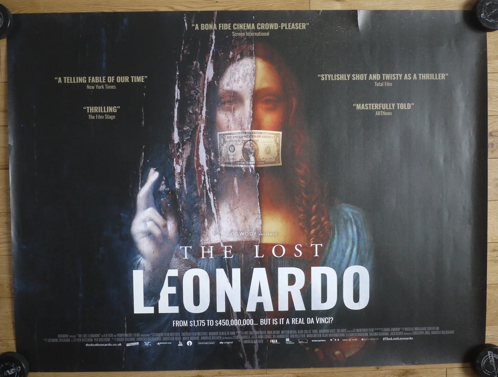 The Lost Leonardo Original Film Quad Poster 2021 30x40 inches, изображение 3