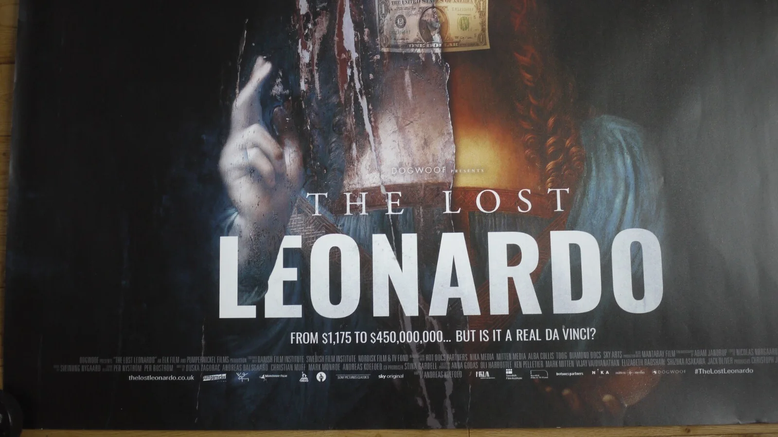 The Lost Leonardo Original Film Quad Poster 2021 30x40 inches, изображение 4