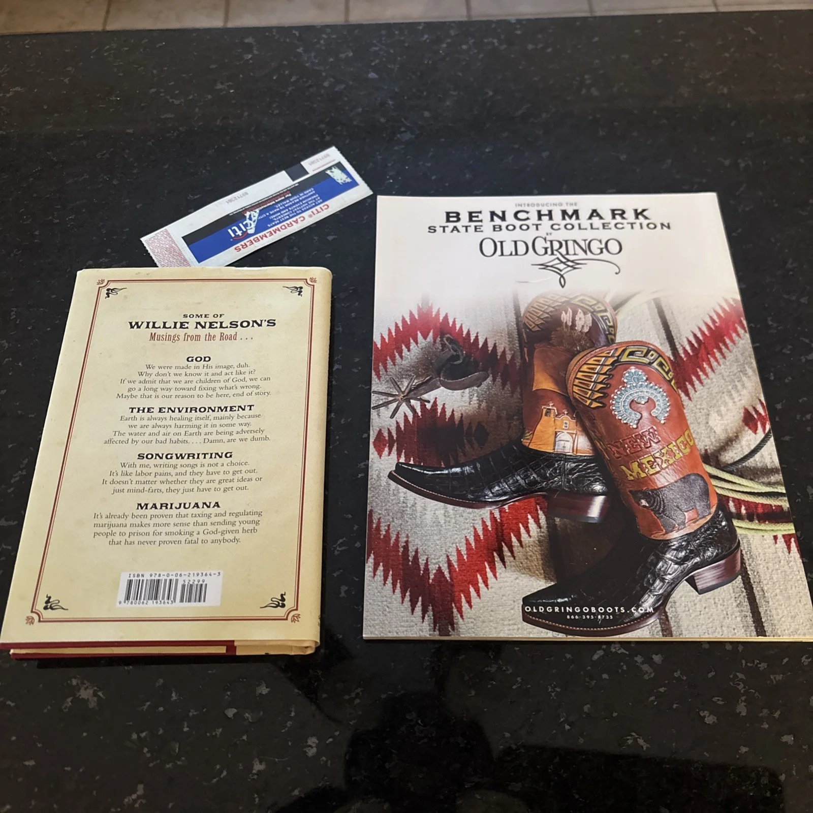 Roll Me UpAnd Smoke Me When I Die 1st Ed SIGNED Cowboys&Indians, Farm Aid Tic, изображение 2