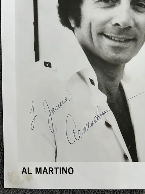 Al Martino Autographed Photo Picture, Johnny Fontaine in The Godfather, изображение 2