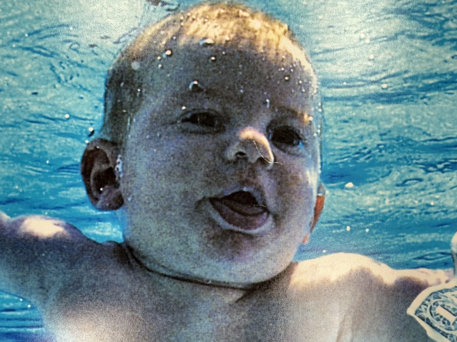 Spencer Elden signed 18x18 Poster Nevermind Nirvana JSA Authentication, изображение 2