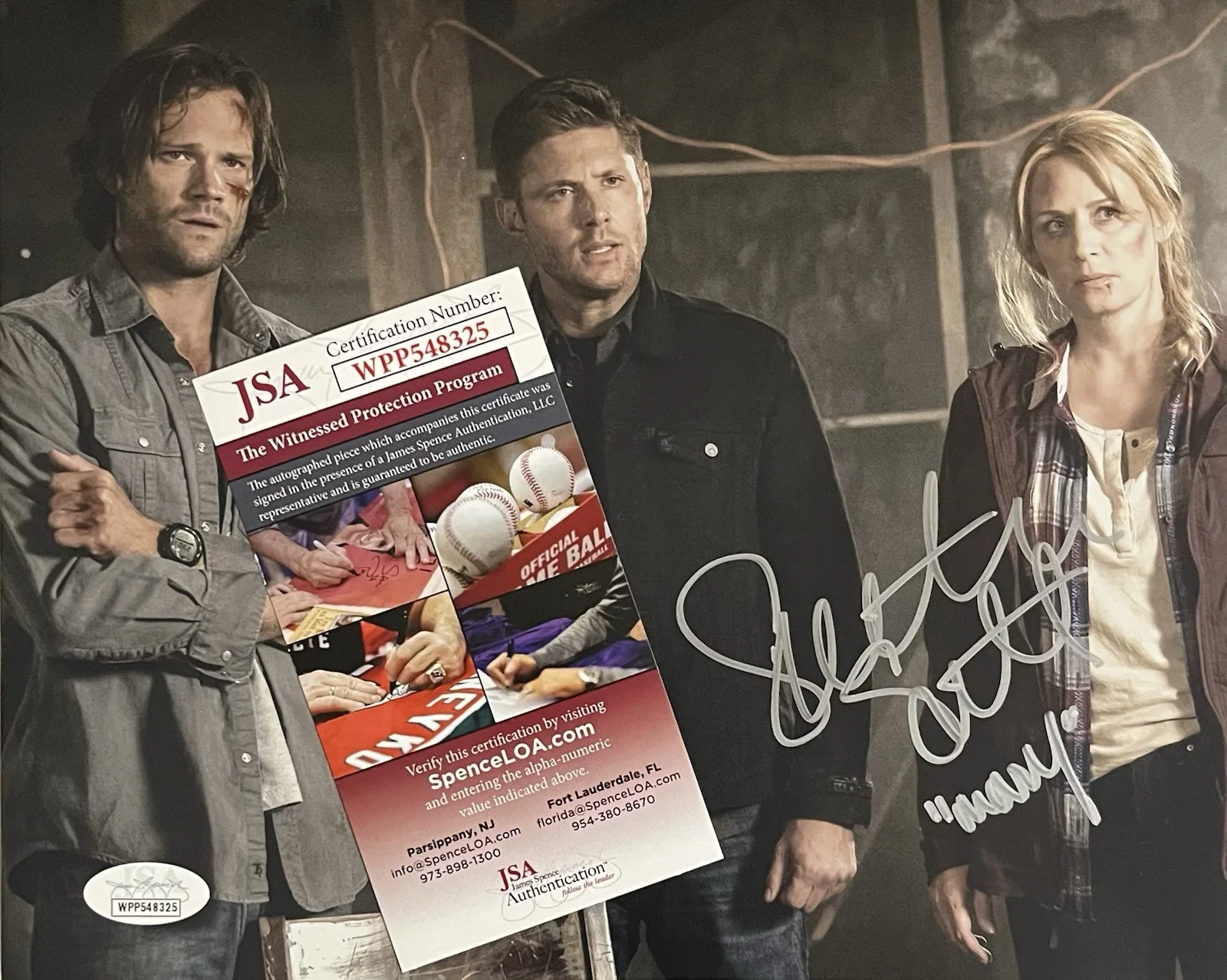 Samantha Smith — Samantha Smith Supernatural Signed 8x10 as Mary Winchester Photo Autograph JSA, image 3