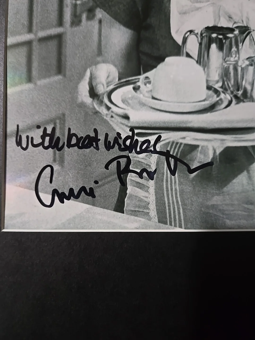 connie booth — MONTY PYTON CONNIE BOOTH Signed Autographed Matted Framed Photo COA FAWLTY TOWER, image 3