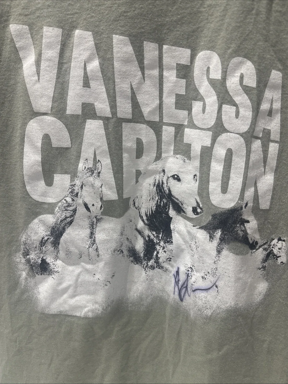 Vanessa Carlton Autographed Concert T Shirt Rock Pop. Size Small, изображение 4