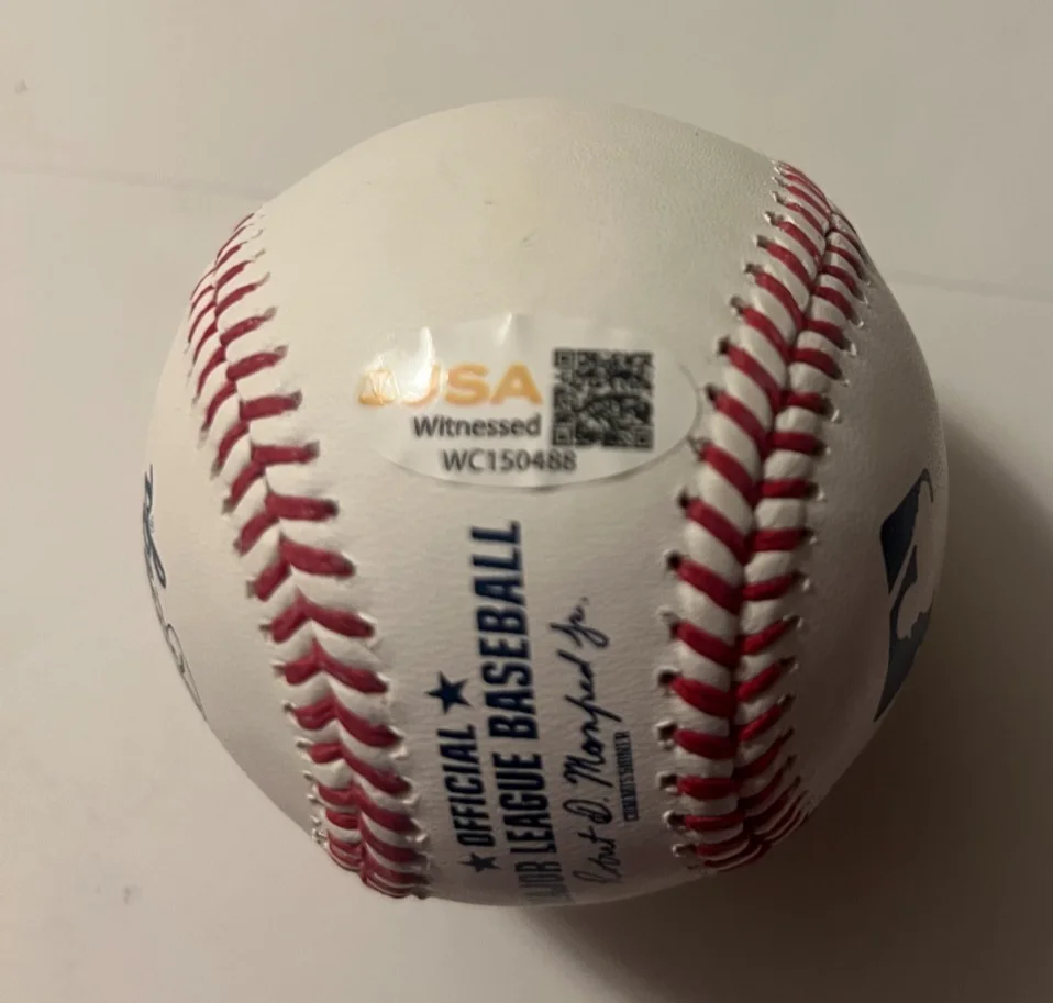 CARMEN ELECTRA Signed Baseball JSA, изображение 2
