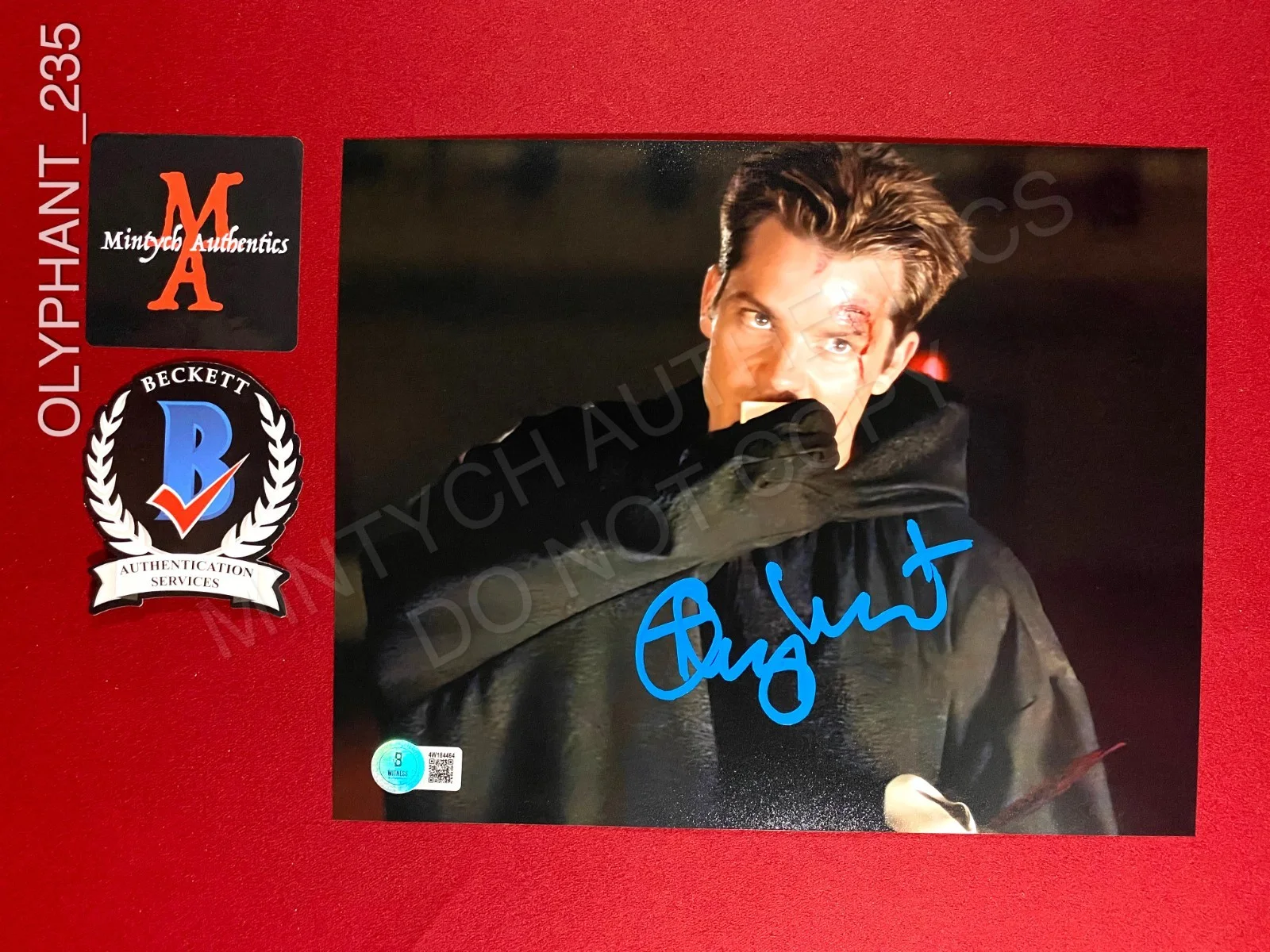 Timothy Olyphant — Timothy Olyphant autographed signed 8x10 photo Scream Beckett COA Ghostface