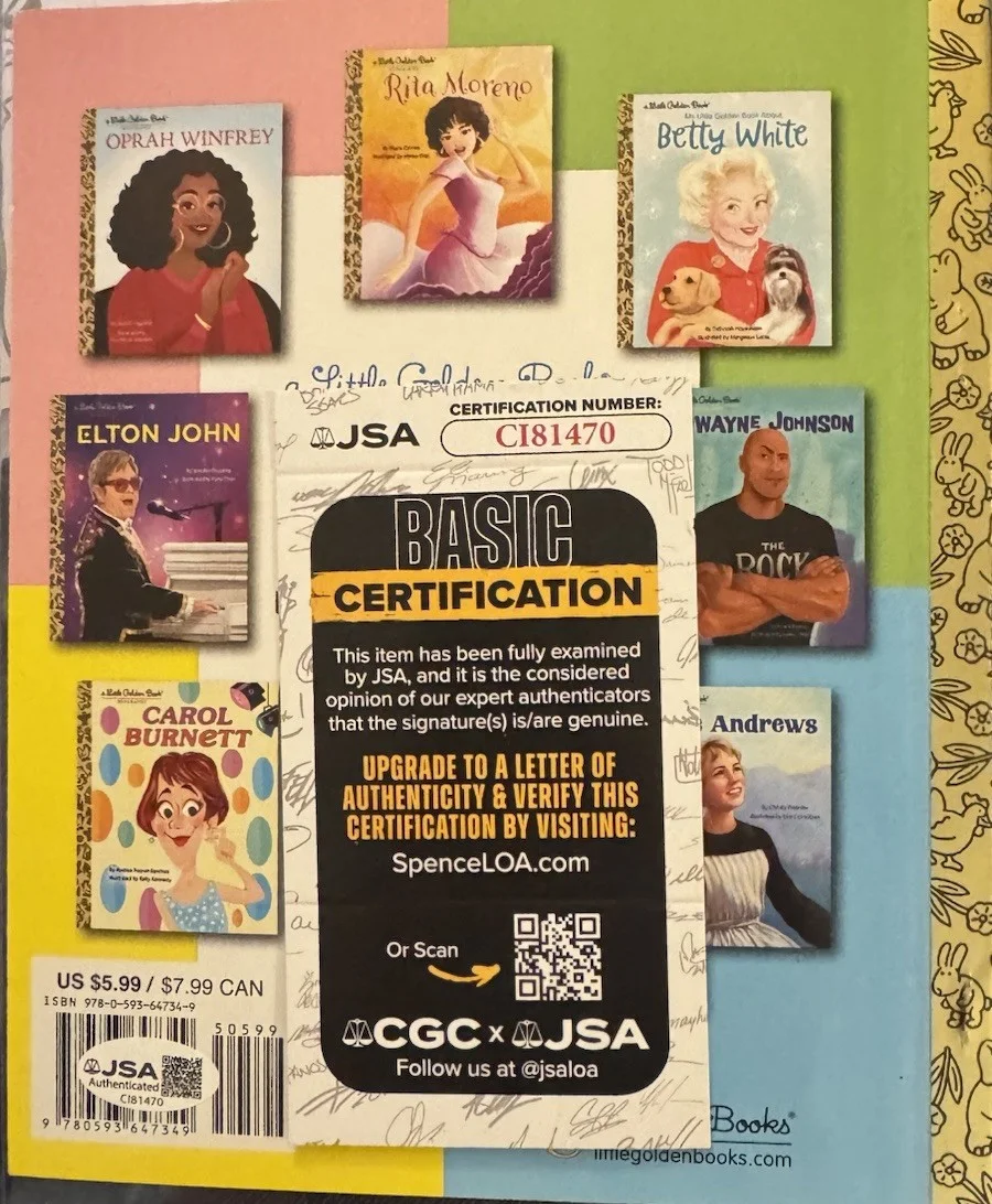 Jane Goodall — Jane Goodall , Signed Autographed , Book , Little Golden Book , JSA Authentic, изображение 2