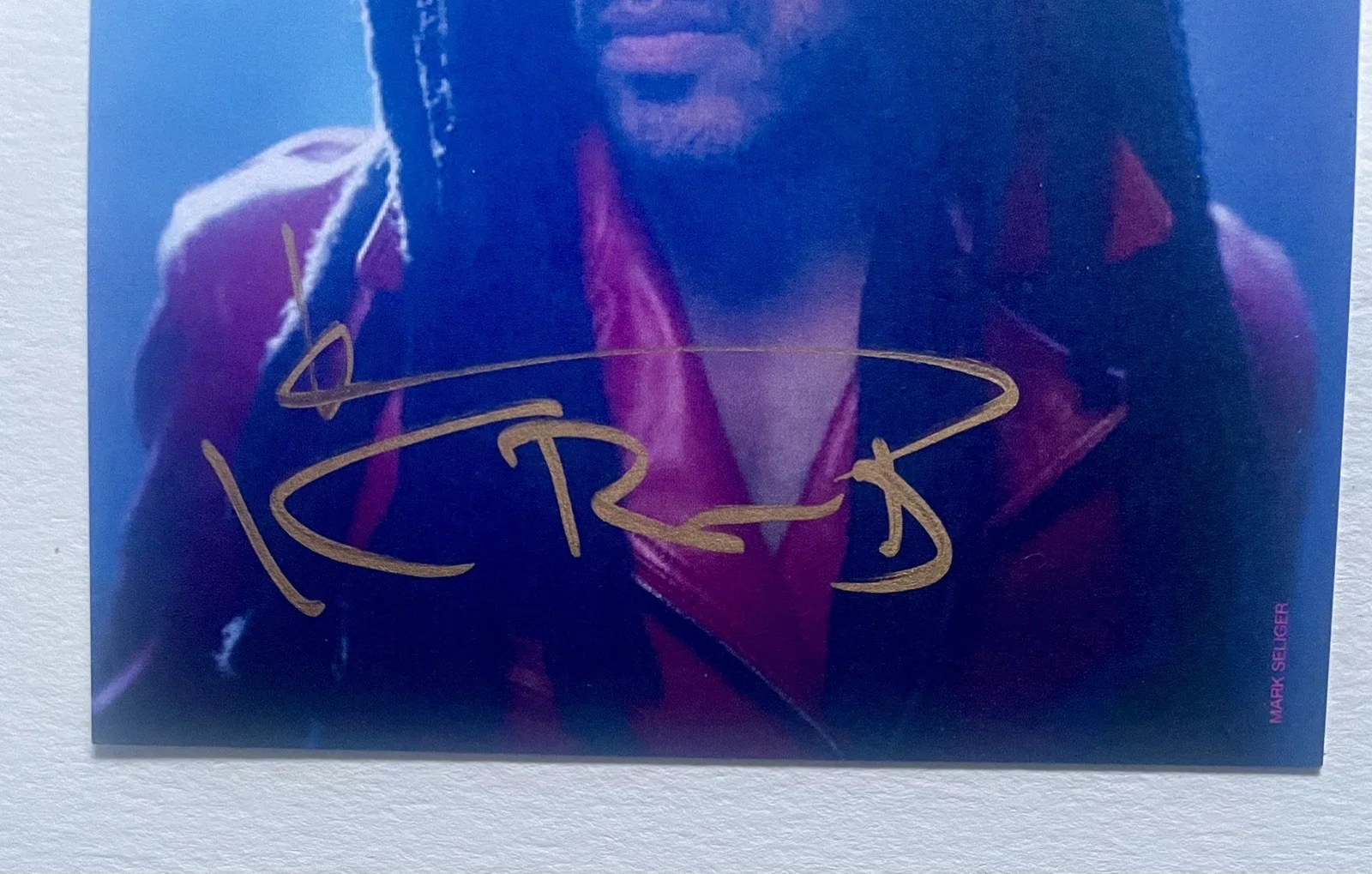 Lenny Kravitz Signed CD Blue Electric Light Autographed Art Card New, image 2