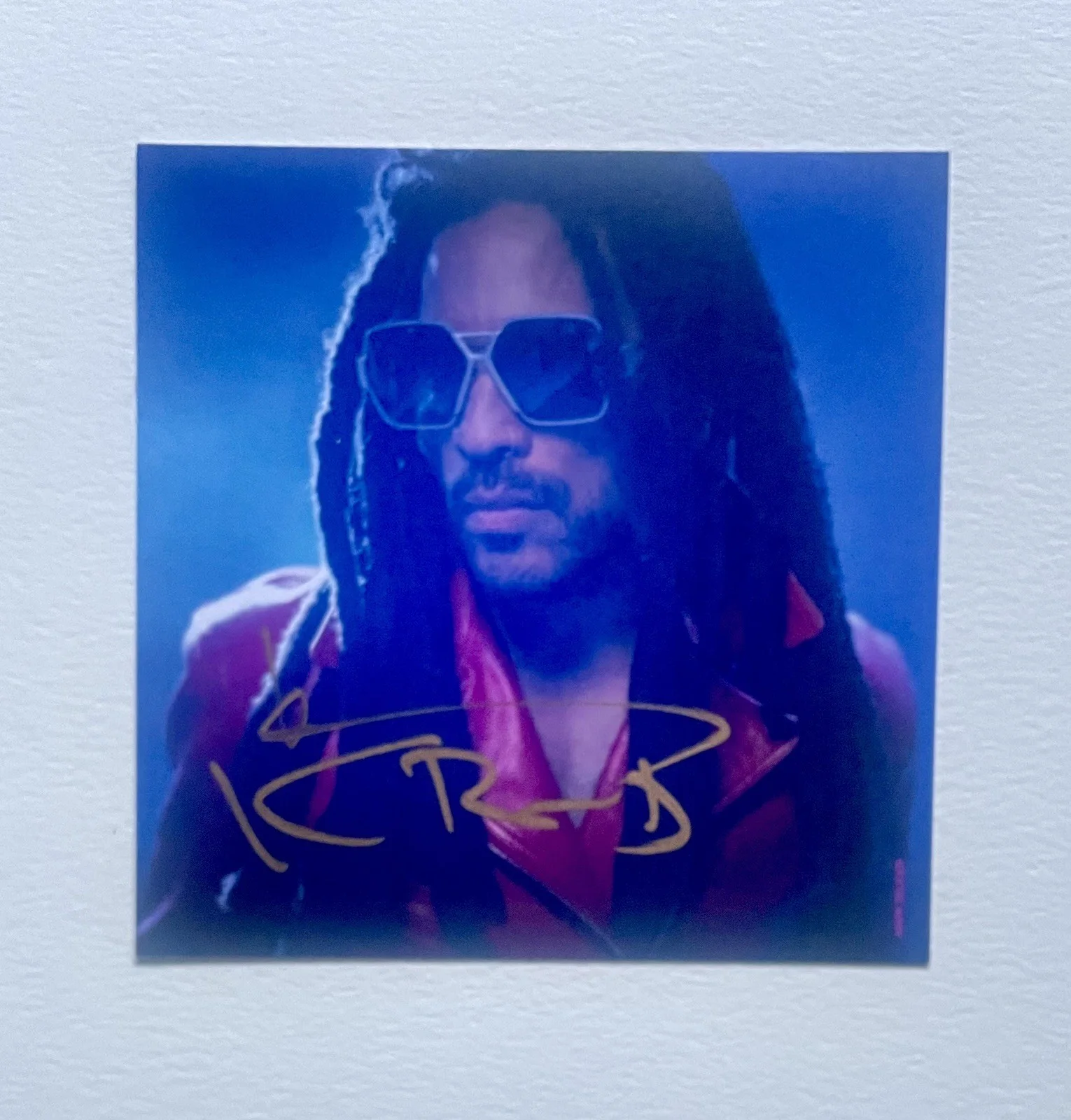 Lenny Kravitz Signed CD Blue Electric Light Autographed Art Card New, image 3