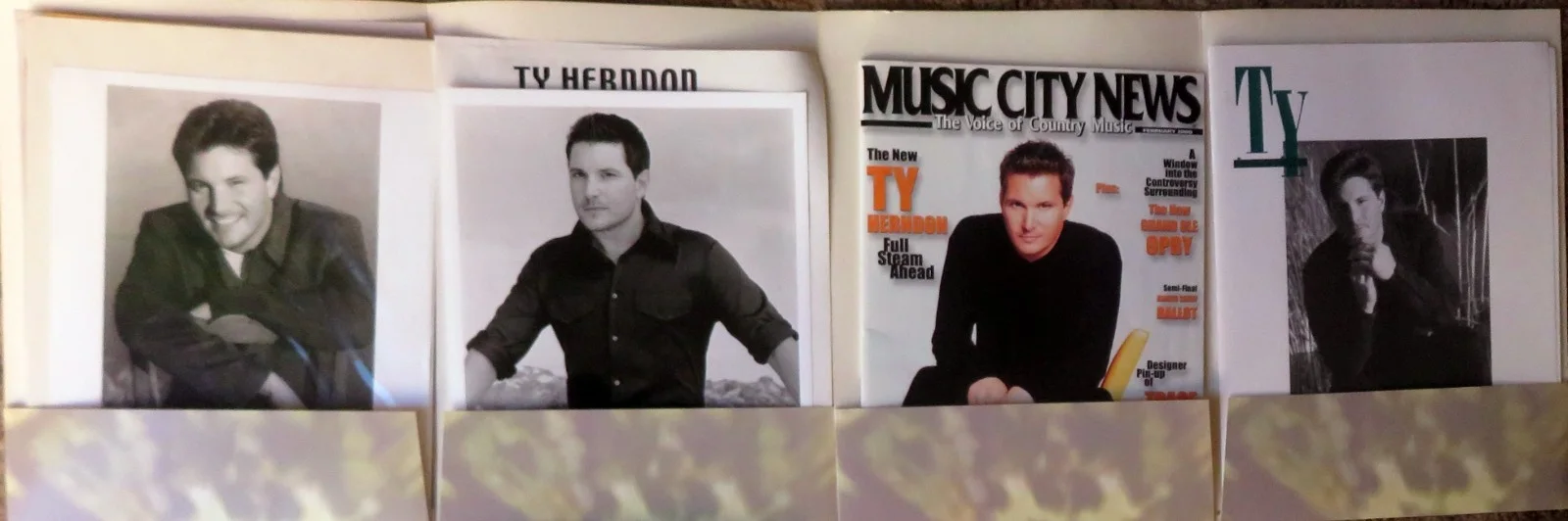 TY HERNDON - Three folders of promotional materials, изображение 3