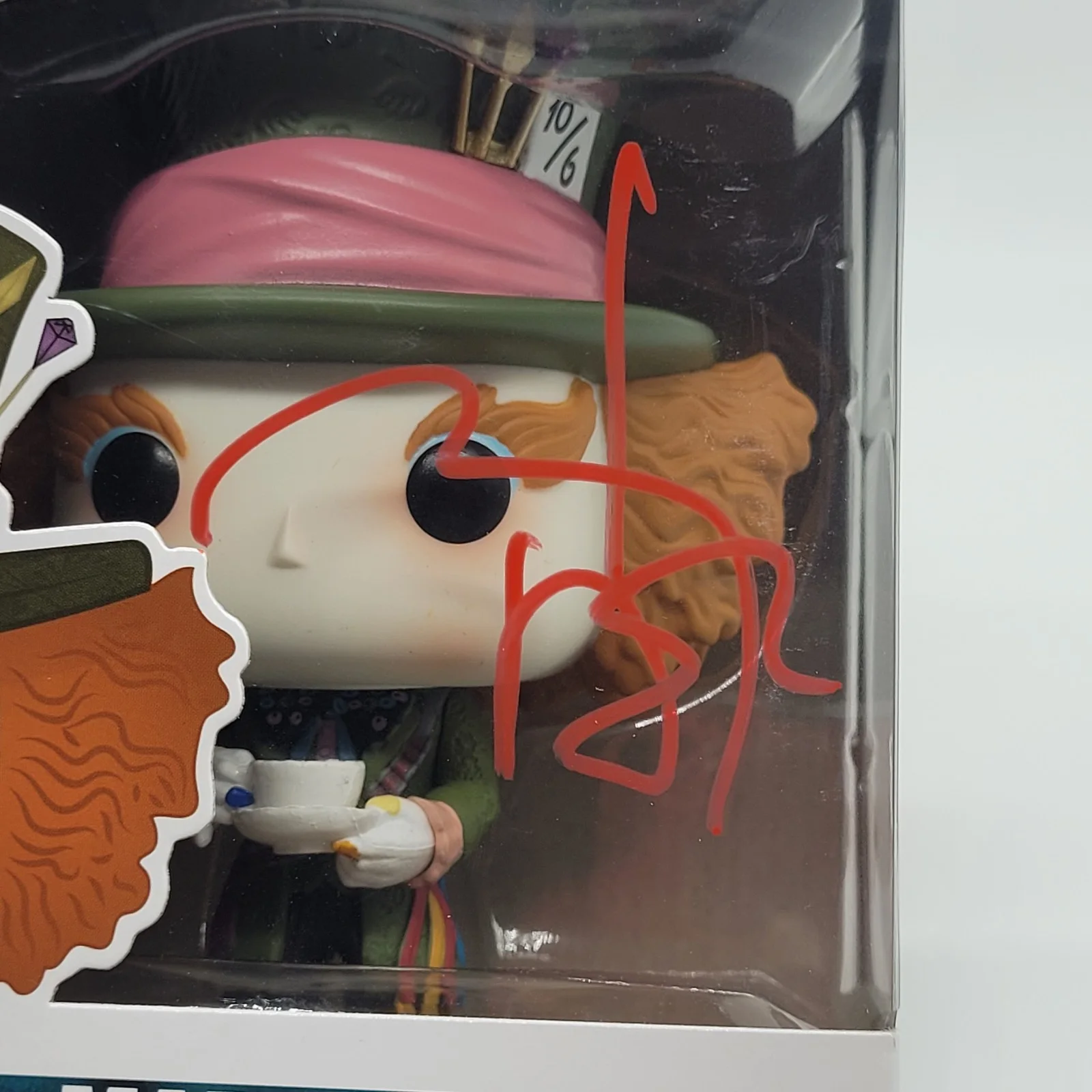 Johnny Depp — Johnny Depp Signed Autographed Funko Pop #177 Mad Hatter JSA COA W/ Protector, image 4