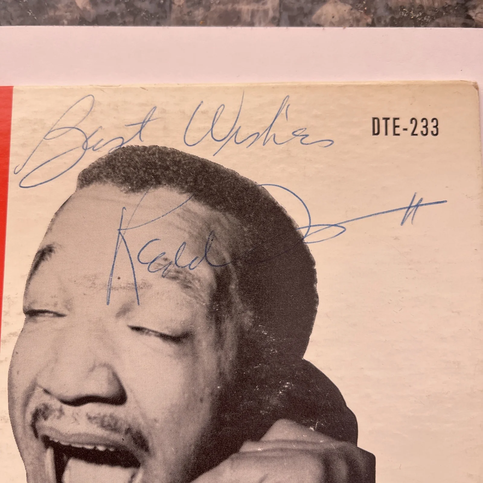 Red Foxx Signed Record Cover JSA Certificate, image 2