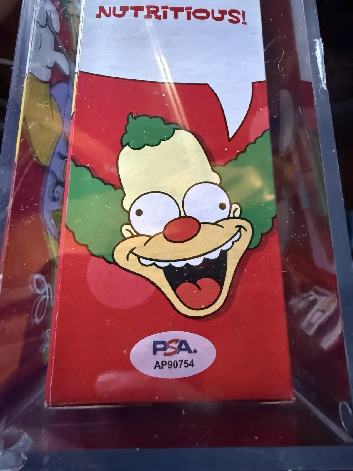Matt Groening — MATT GROENING SIGNED THE SIMPSONS CEREAL PSA, image 2