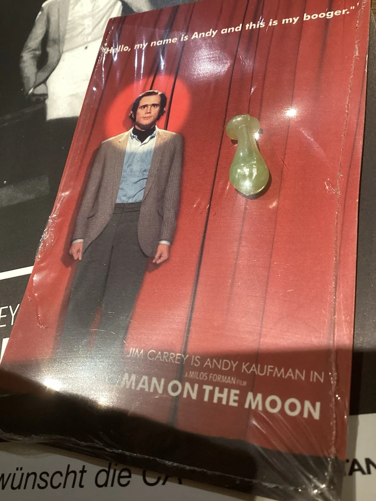 MAN ON THE MOON Original Promotional BOOGER Jim Carrey 1998, изображение 2