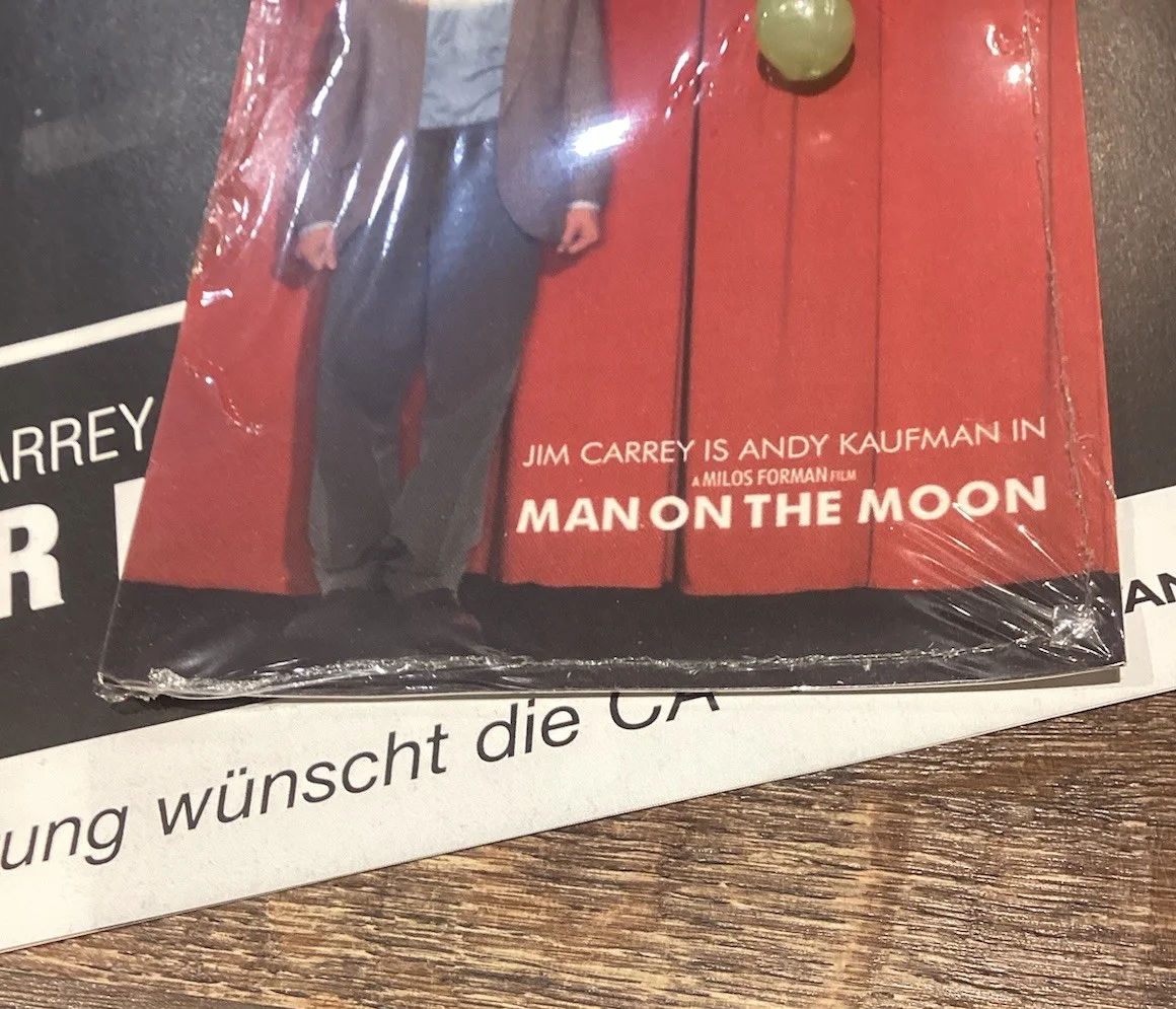 MAN ON THE MOON Original Promotional BOOGER Jim Carrey 1998, изображение 3