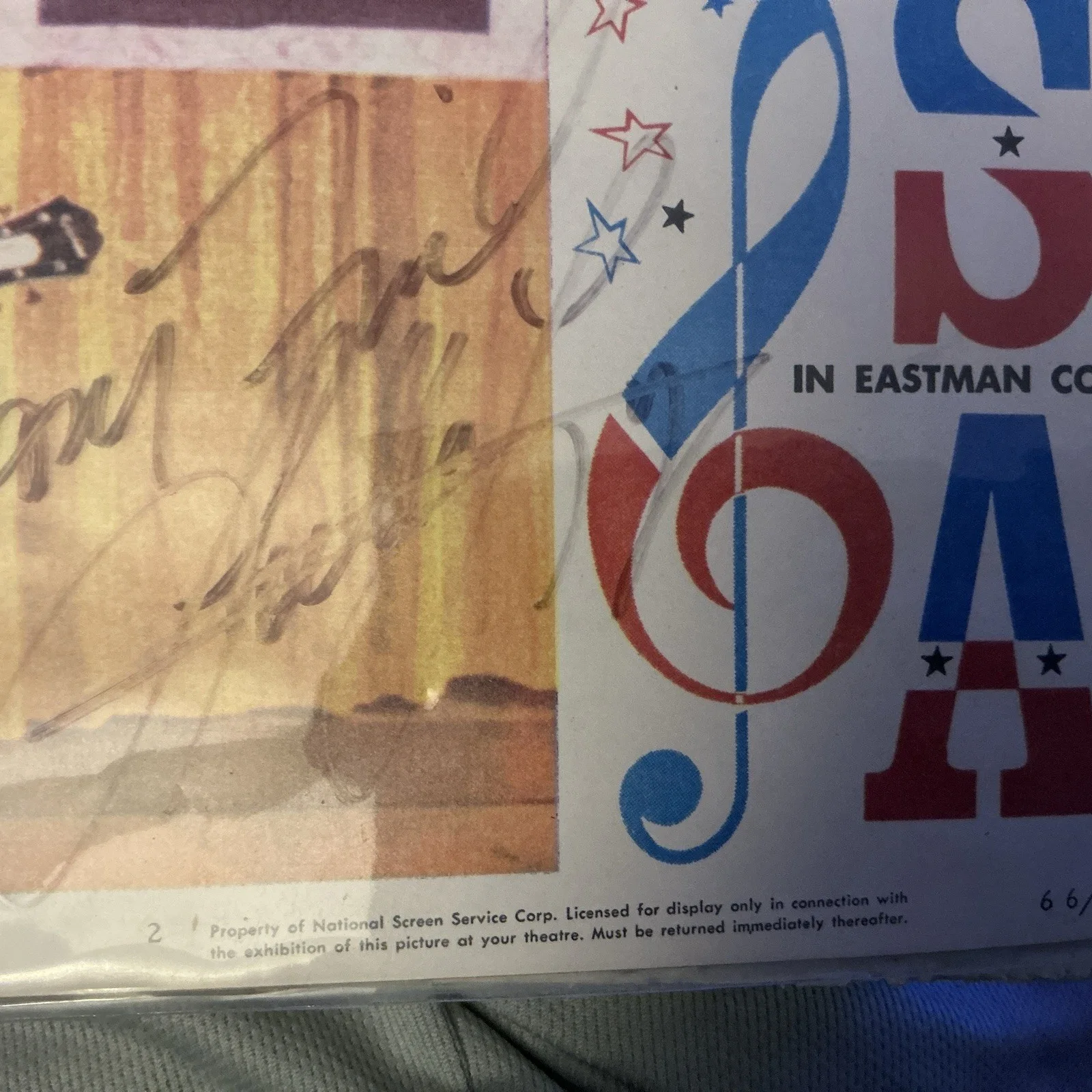 Vintage Music City Usa Country Music AUTOGRAPHED Loretta Lynn From 1966 LAMINATE, изображение 3