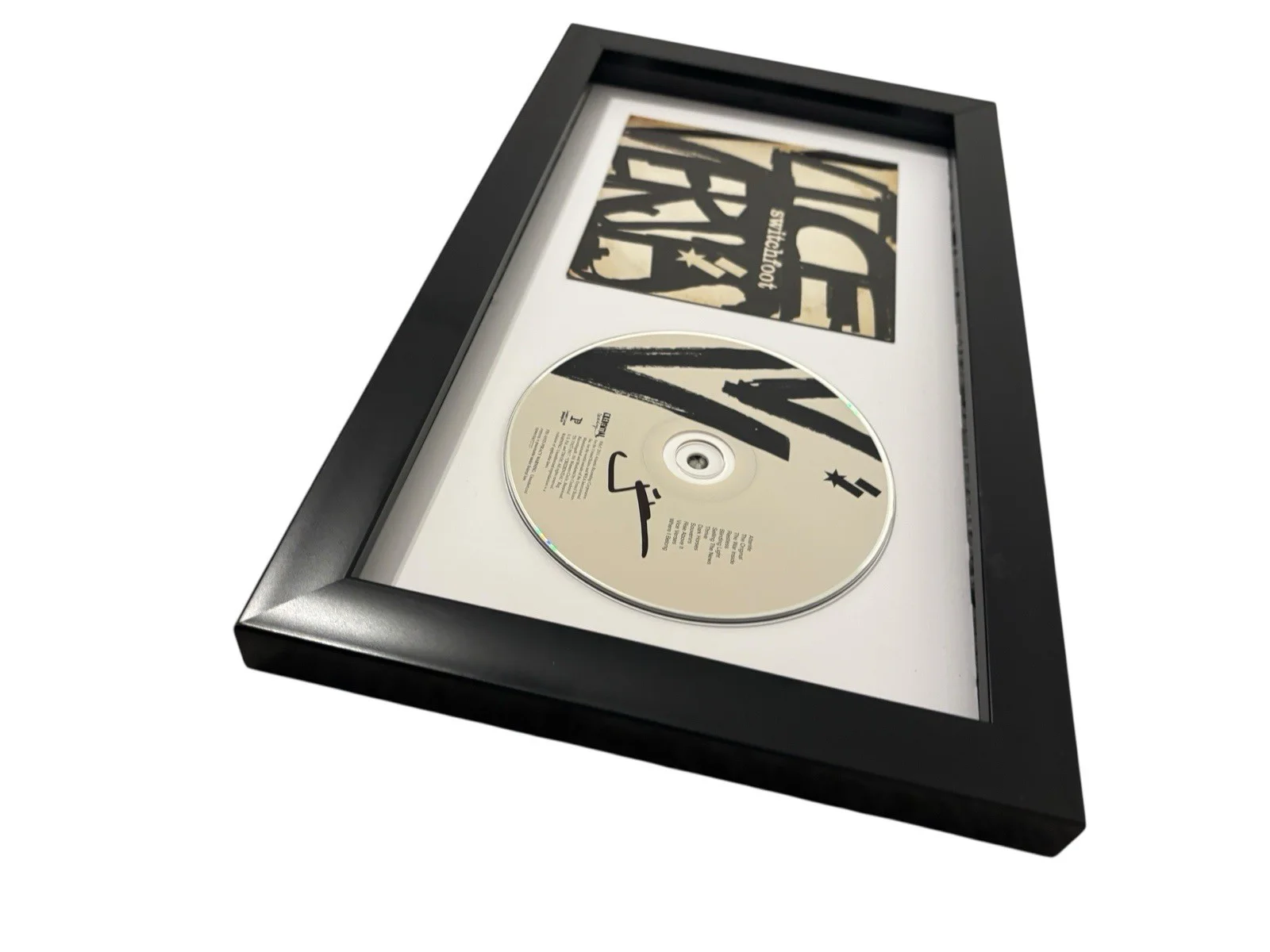 JON FOREMAN SWITCHFOOT SIGNED AUTOGRAPH VICE VERSES FRAMED & MATTED CD w/ PROOF, image 4