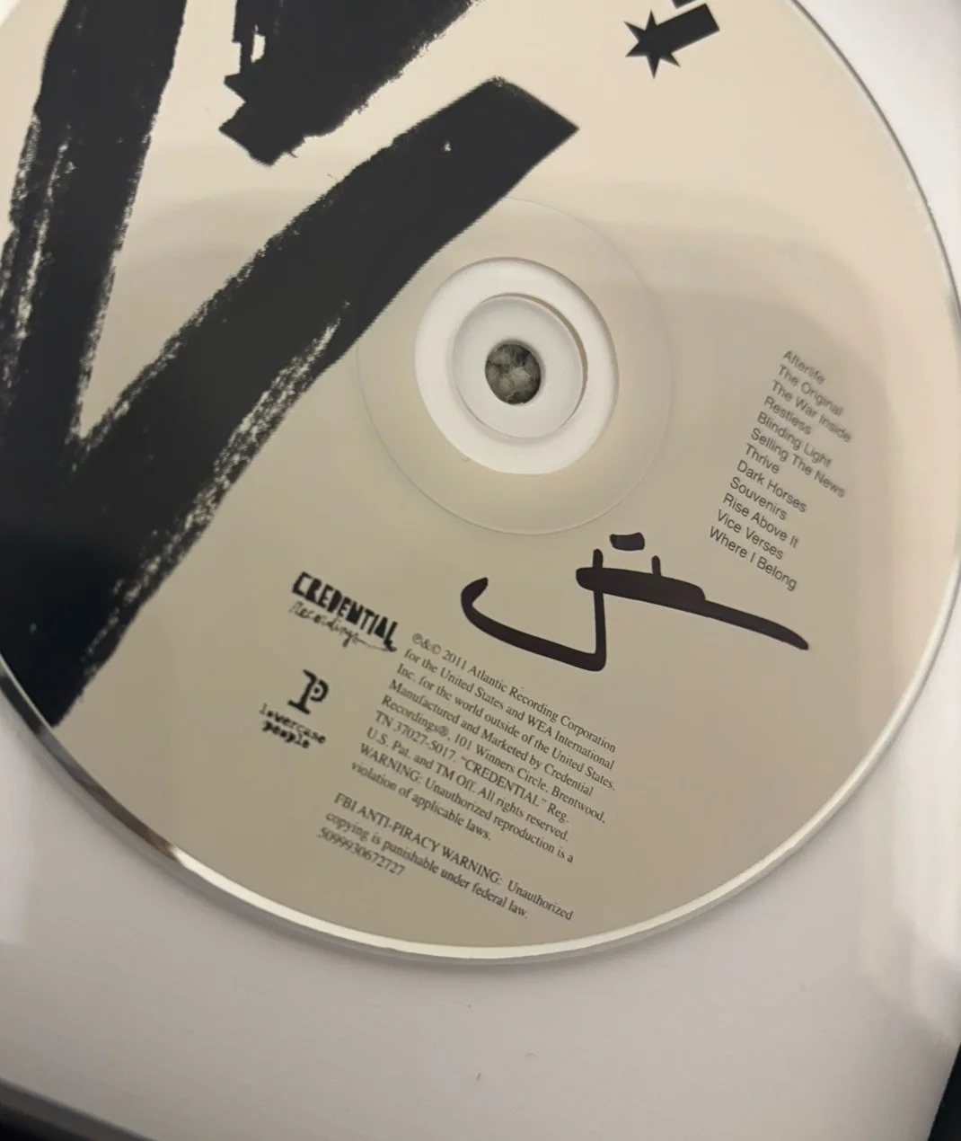 JON FOREMAN SWITCHFOOT SIGNED AUTOGRAPH VICE VERSES FRAMED & MATTED CD w/ PROOF, image 5